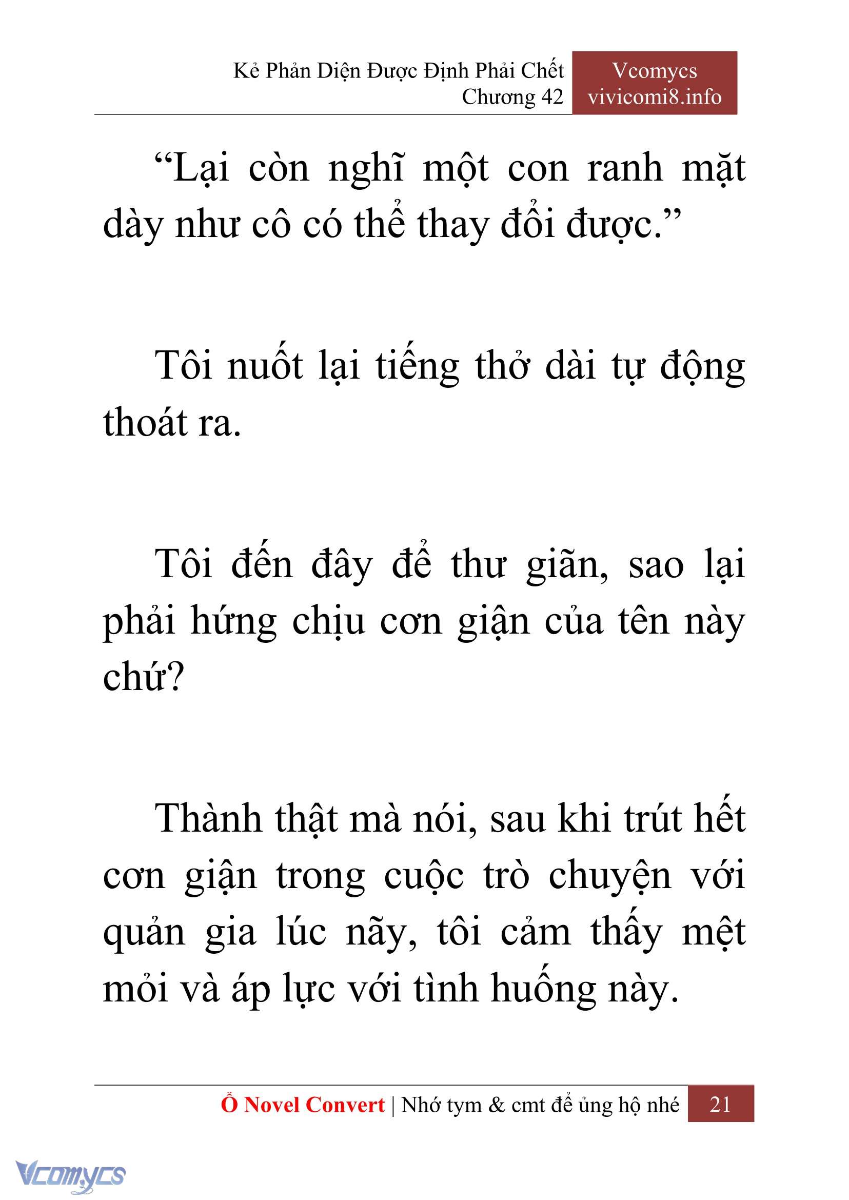 [Novel] Kẻ Phản Diện Được Định Phải Chết Chap 42 - Next Chap 43