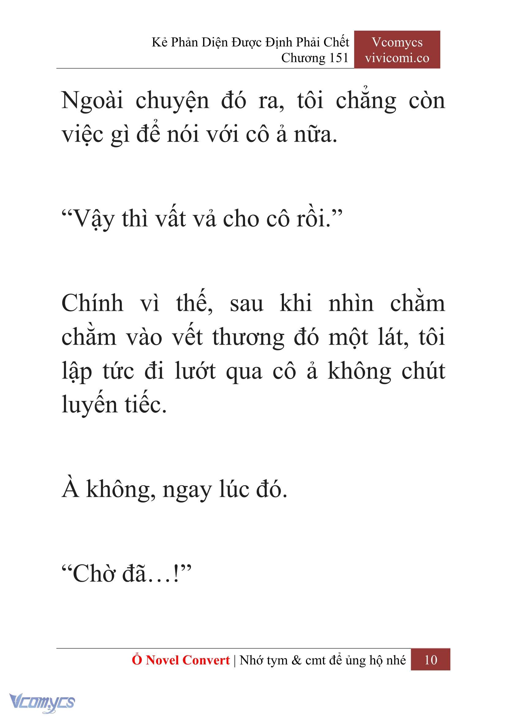 [Novel] Kẻ Phản Diện Được Định Phải Chết Chap 151 - Trang 2