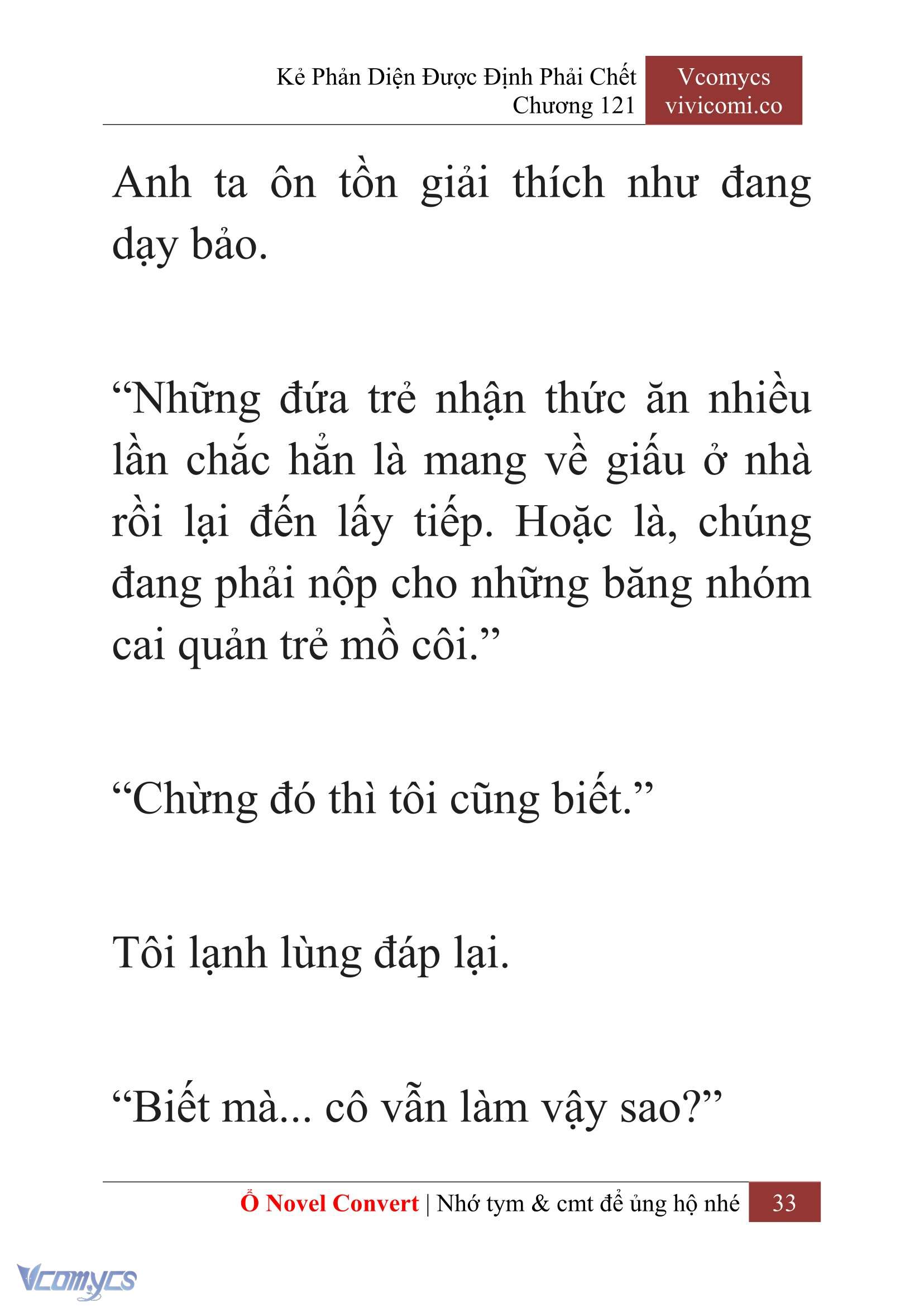 [Novel] Kẻ Phản Diện Được Định Phải Chết Chap 121 - Next Chap 122