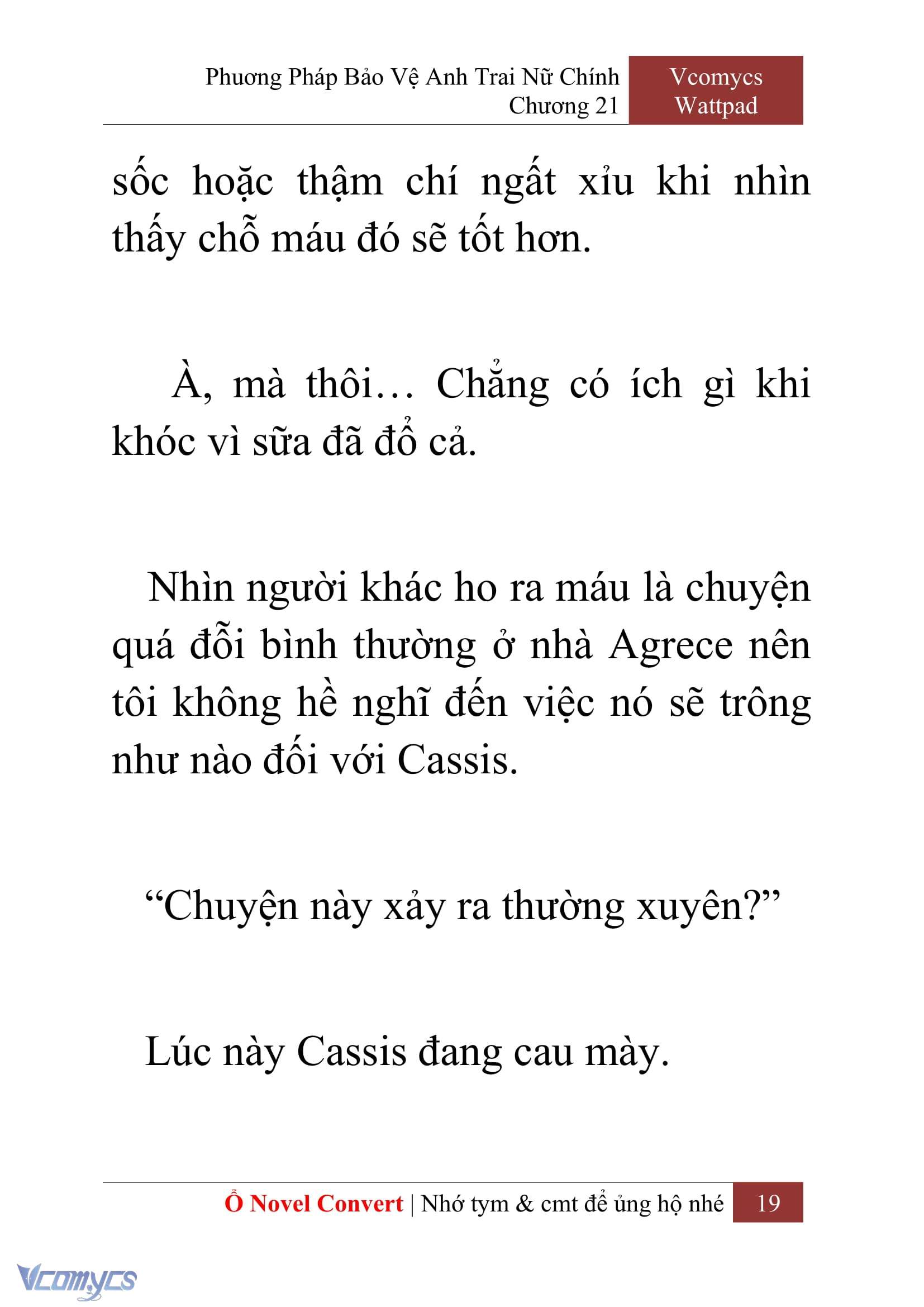[Novel] Phương Pháp Bảo Vệ Anh Trai Nữ Chính Chap 21 - Trang 2