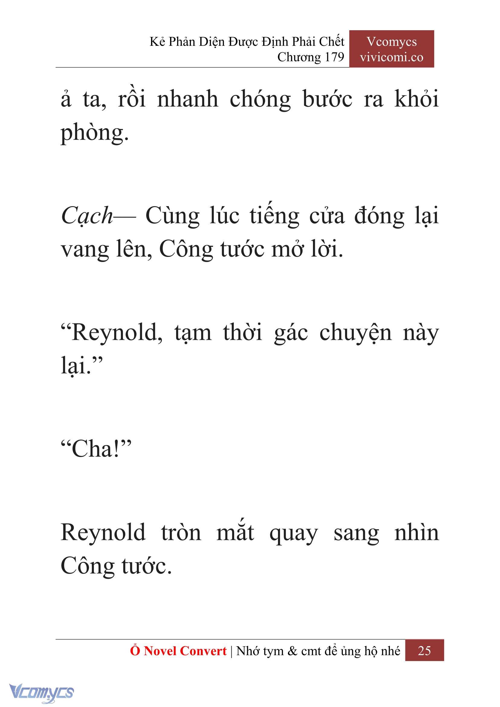 [Novel] Kẻ Phản Diện Được Định Phải Chết Chap 179 - Trang 2