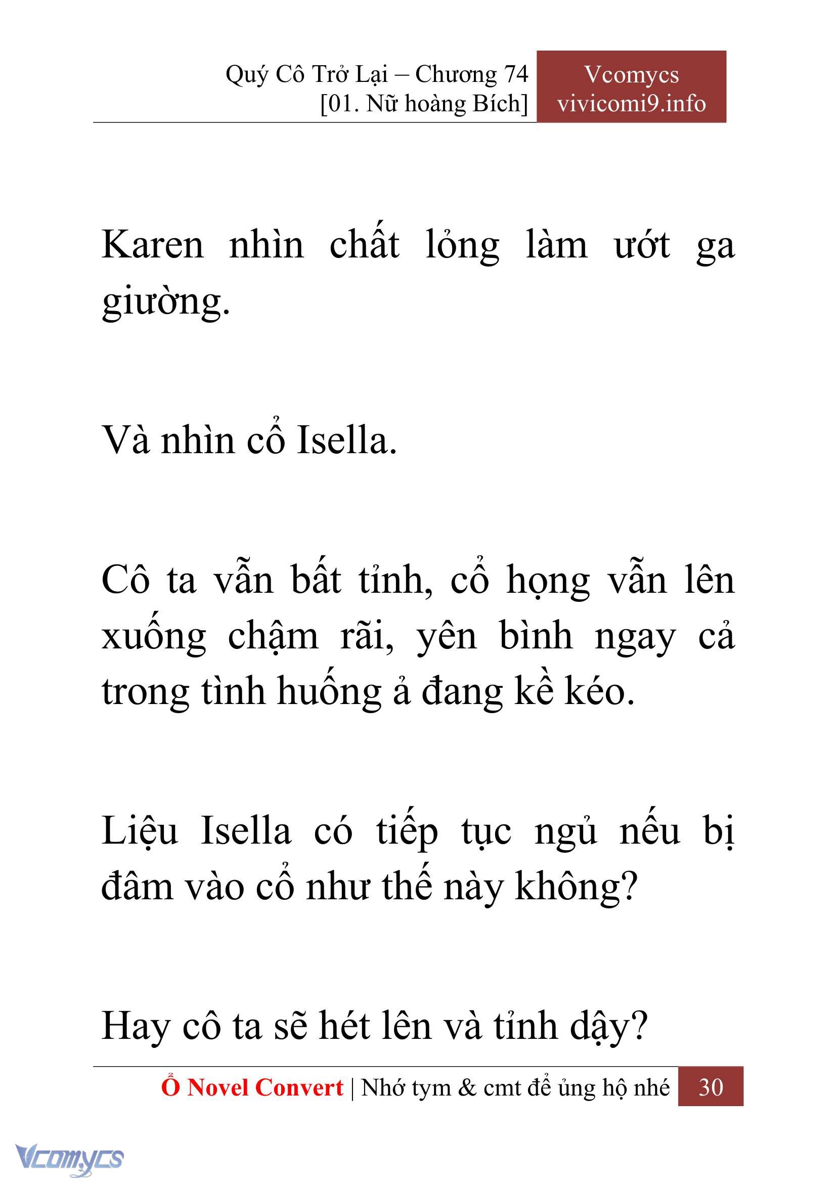 [Novel] Quý Cô Trở Lại Chap 74 - Trang 2