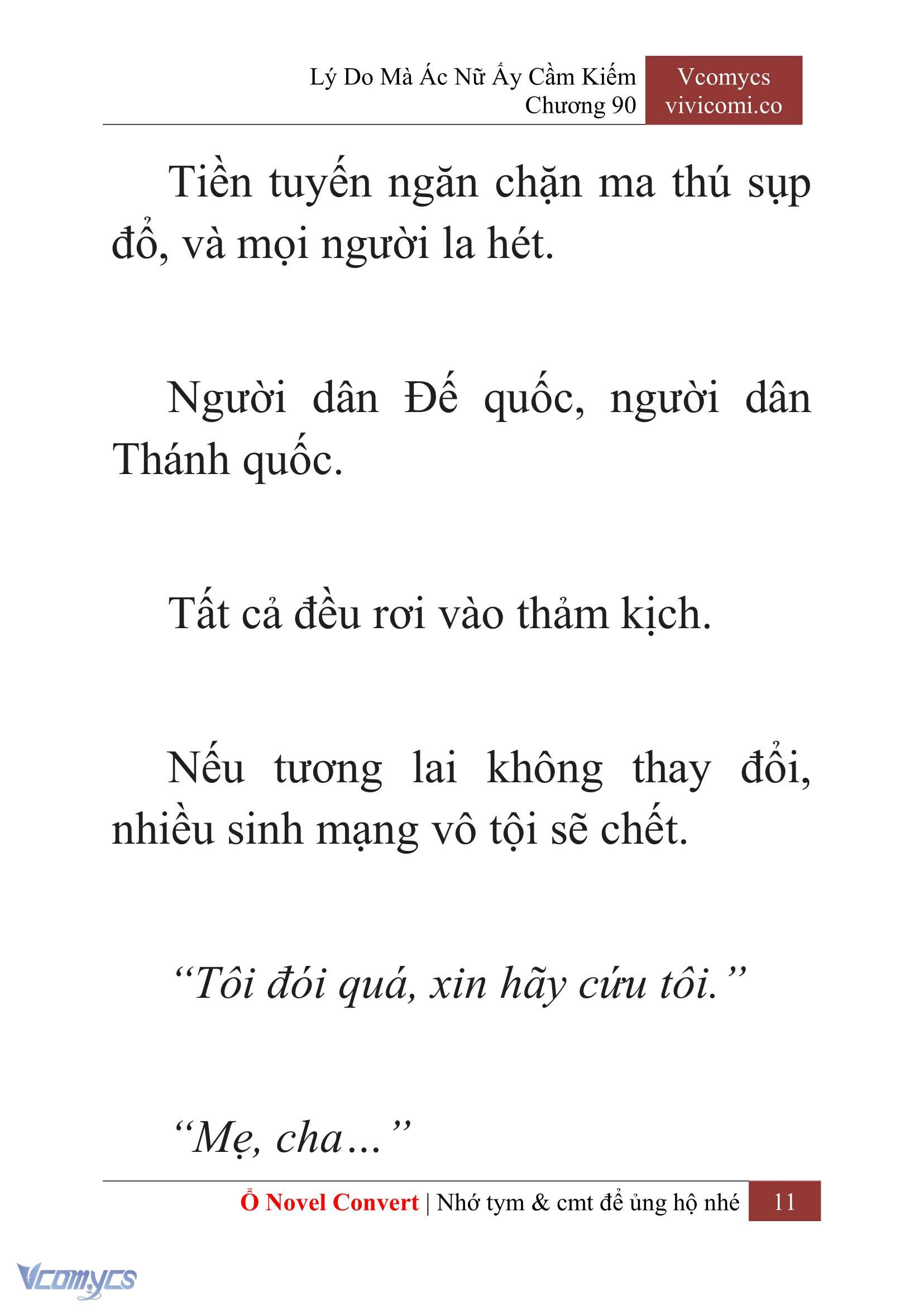 [Novel] Lý Do Mà Ác Nữ Ấy Cầm Kiếm Chap 90 - Next Chap 91