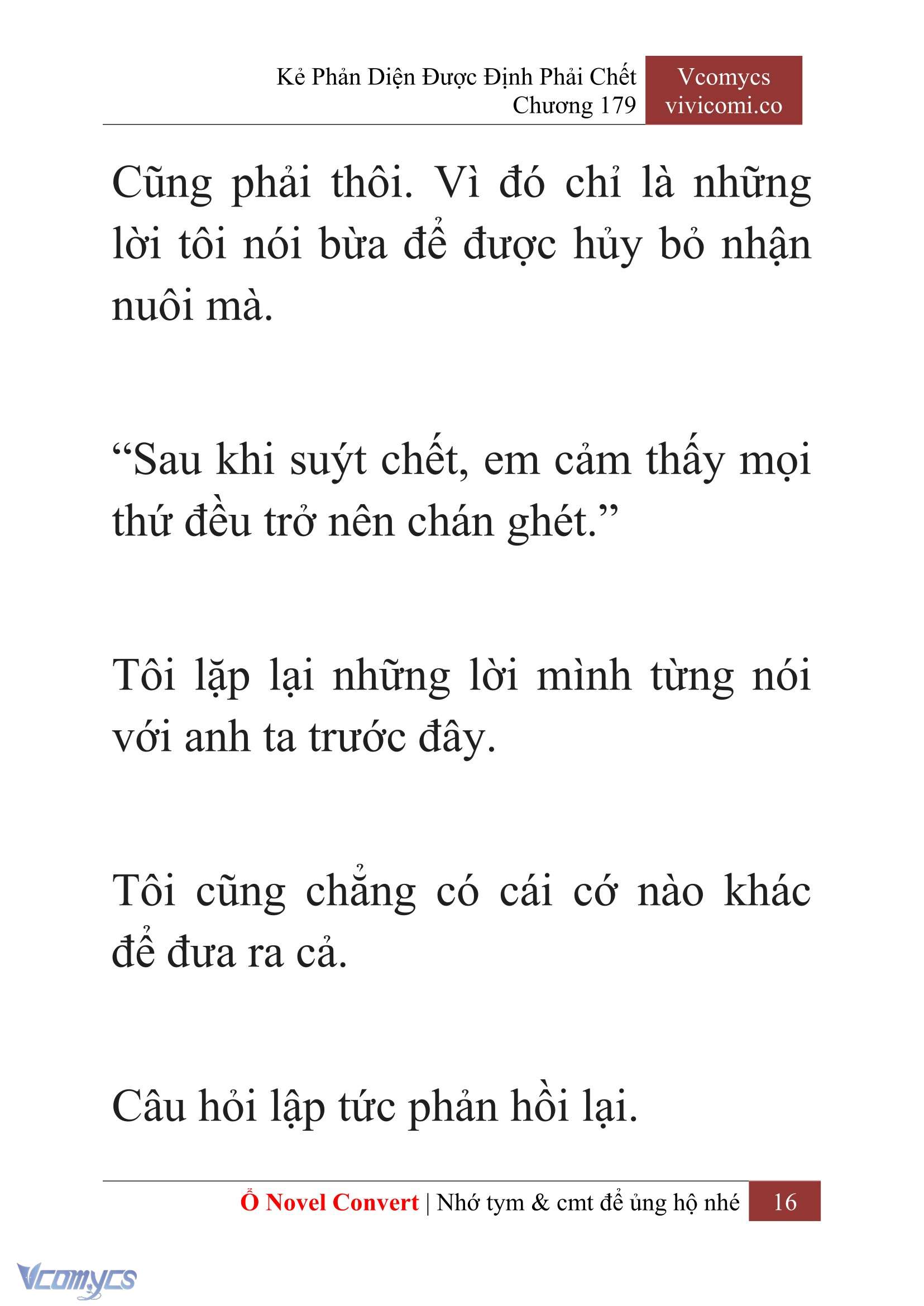 [Novel] Kẻ Phản Diện Được Định Phải Chết Chap 179 - Trang 2