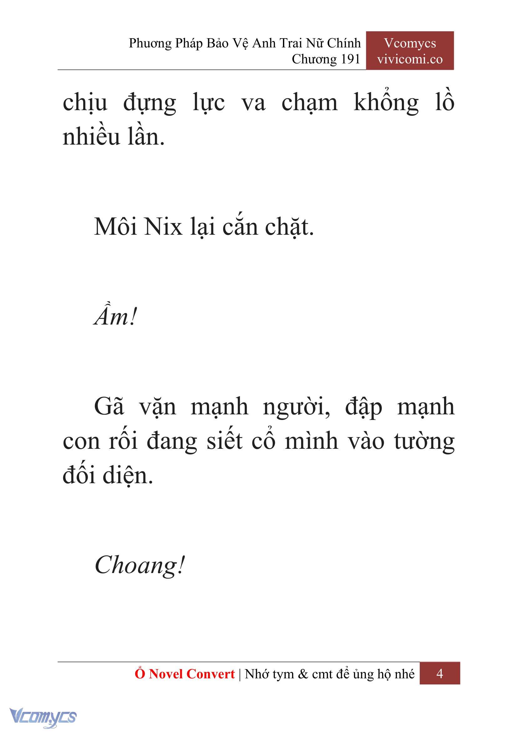 [Novel] Phương Pháp Bảo Vệ Anh Trai Nữ Chính Chap 191 - Trang 2