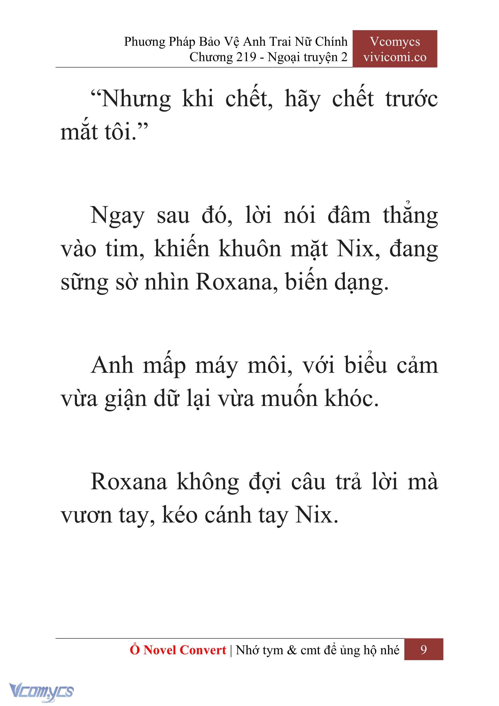 [Novel] Phương Pháp Bảo Vệ Anh Trai Nữ Chính Chap 219 - Trang 2