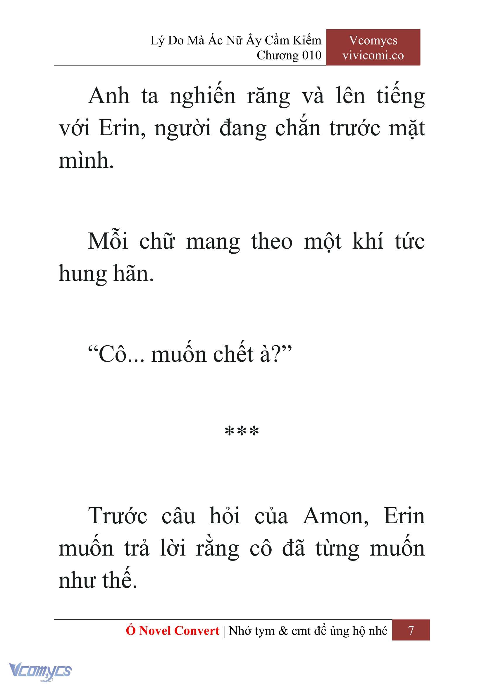 [Novel] Lý Do Mà Ác Nữ Ấy Cầm Kiếm Chap 10 - Trang 2