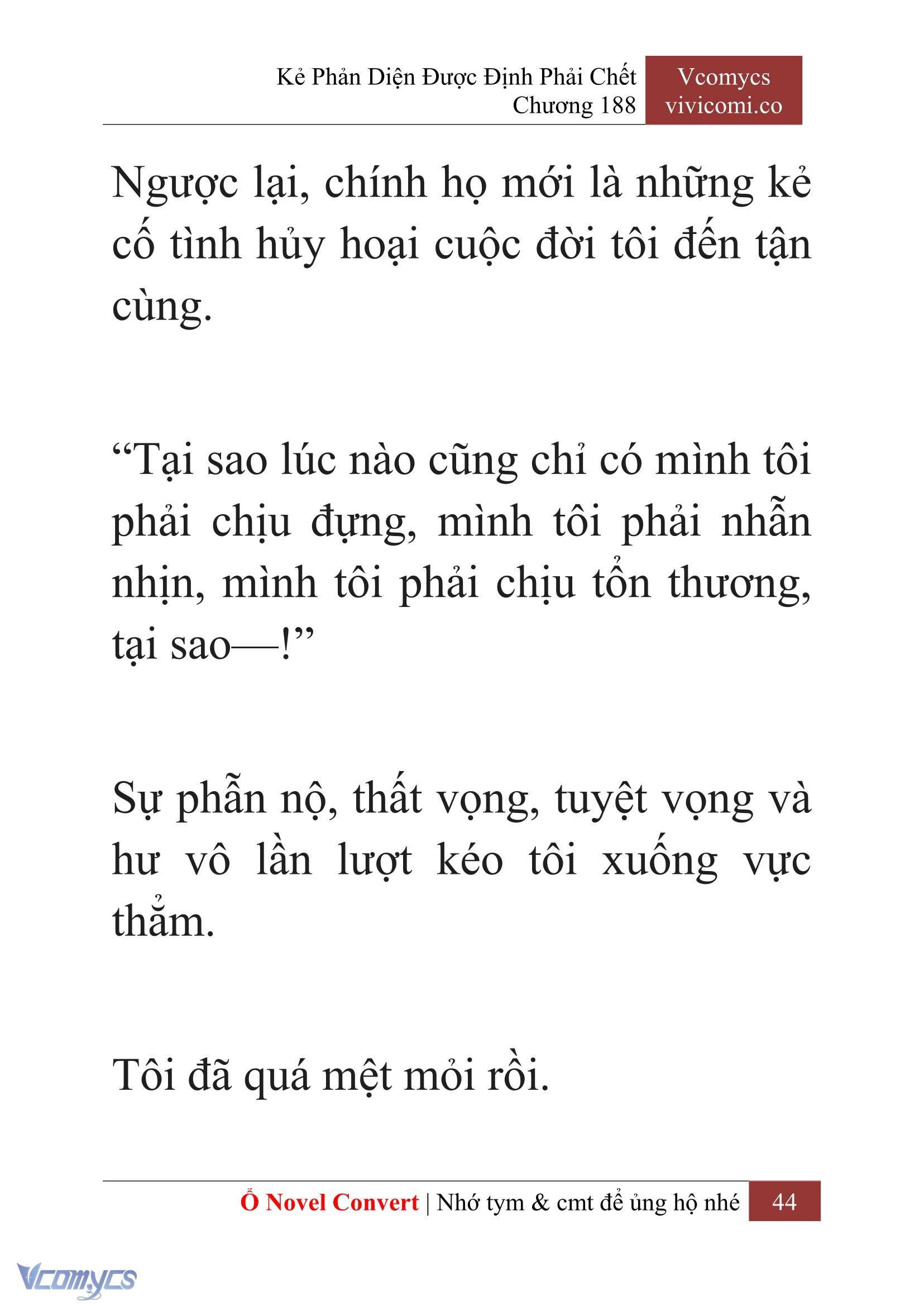 [Novel] Kẻ Phản Diện Được Định Phải Chết Chap 188 - Trang 2