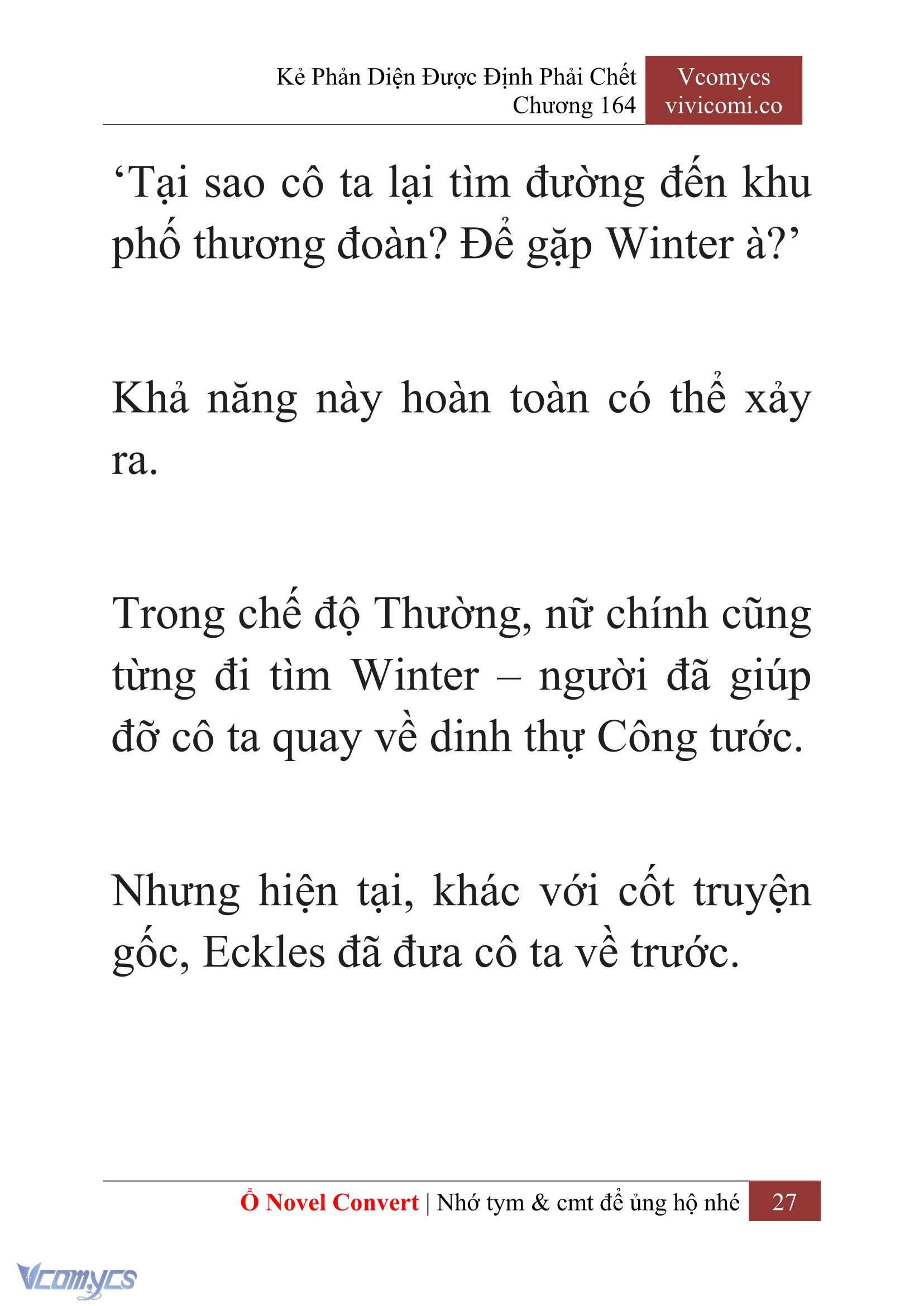 [Novel] Kẻ Phản Diện Được Định Phải Chết Chap 164 - Trang 2