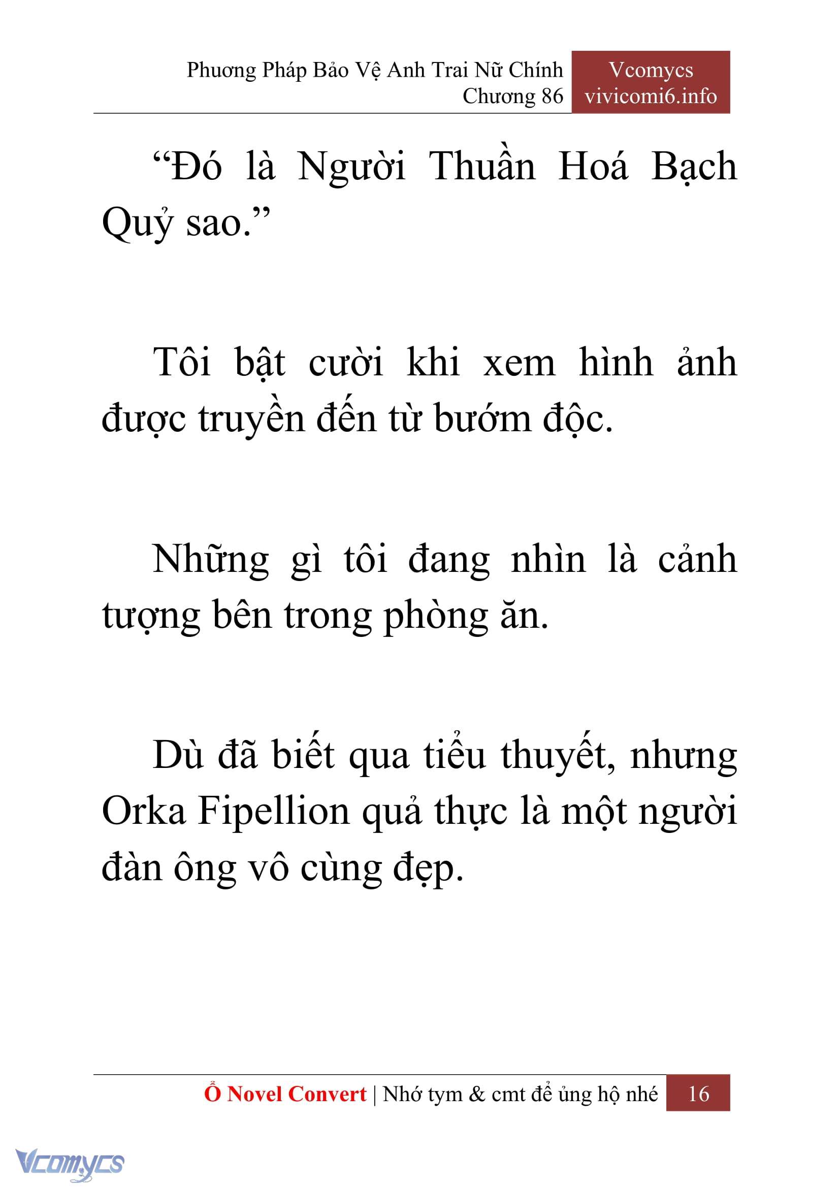 [Novel] Phương Pháp Bảo Vệ Anh Trai Nữ Chính Chap 86 - Trang 2