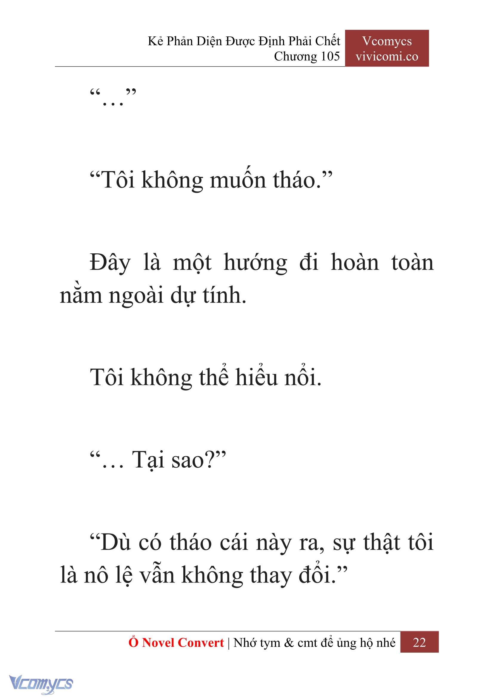 [Novel] Kẻ Phản Diện Được Định Phải Chết Chap 105 - Next Chap 106