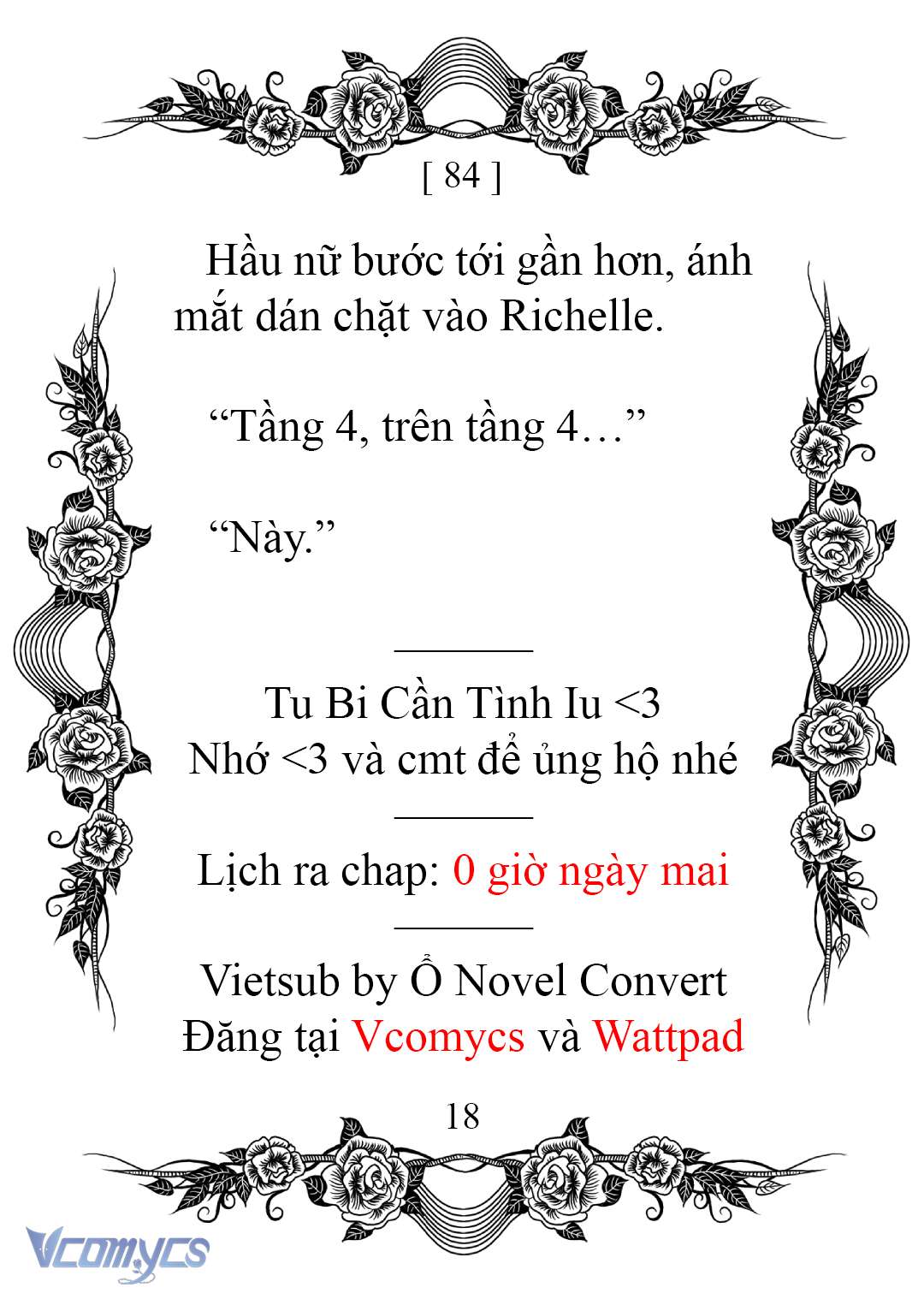 [Novel] Chào Mừng Đến Với Dinh Thự Hoa Hồng Chap 84 - Trang 2