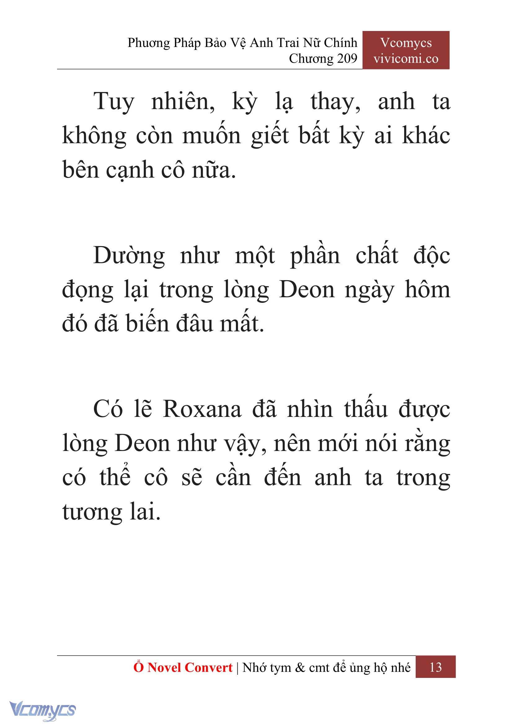 [Novel] Phương Pháp Bảo Vệ Anh Trai Nữ Chính Chap 209 - Trang 2