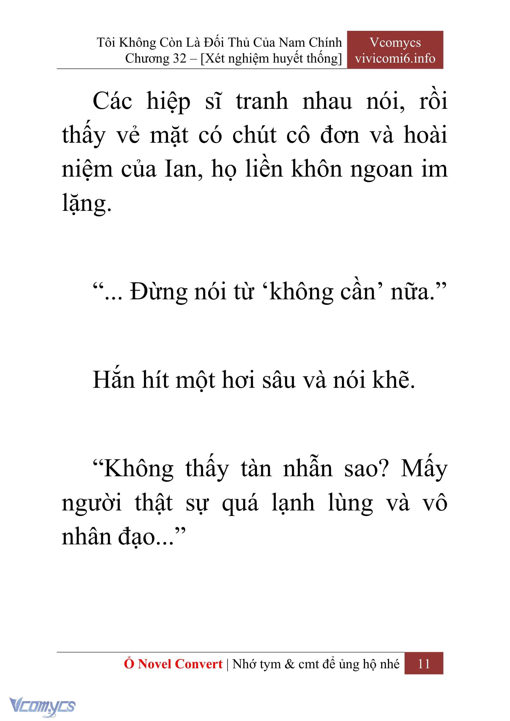 [Novel] Tôi Không Còn Là Đối Thủ Của Nam Chính Chap 32 - Trang 2