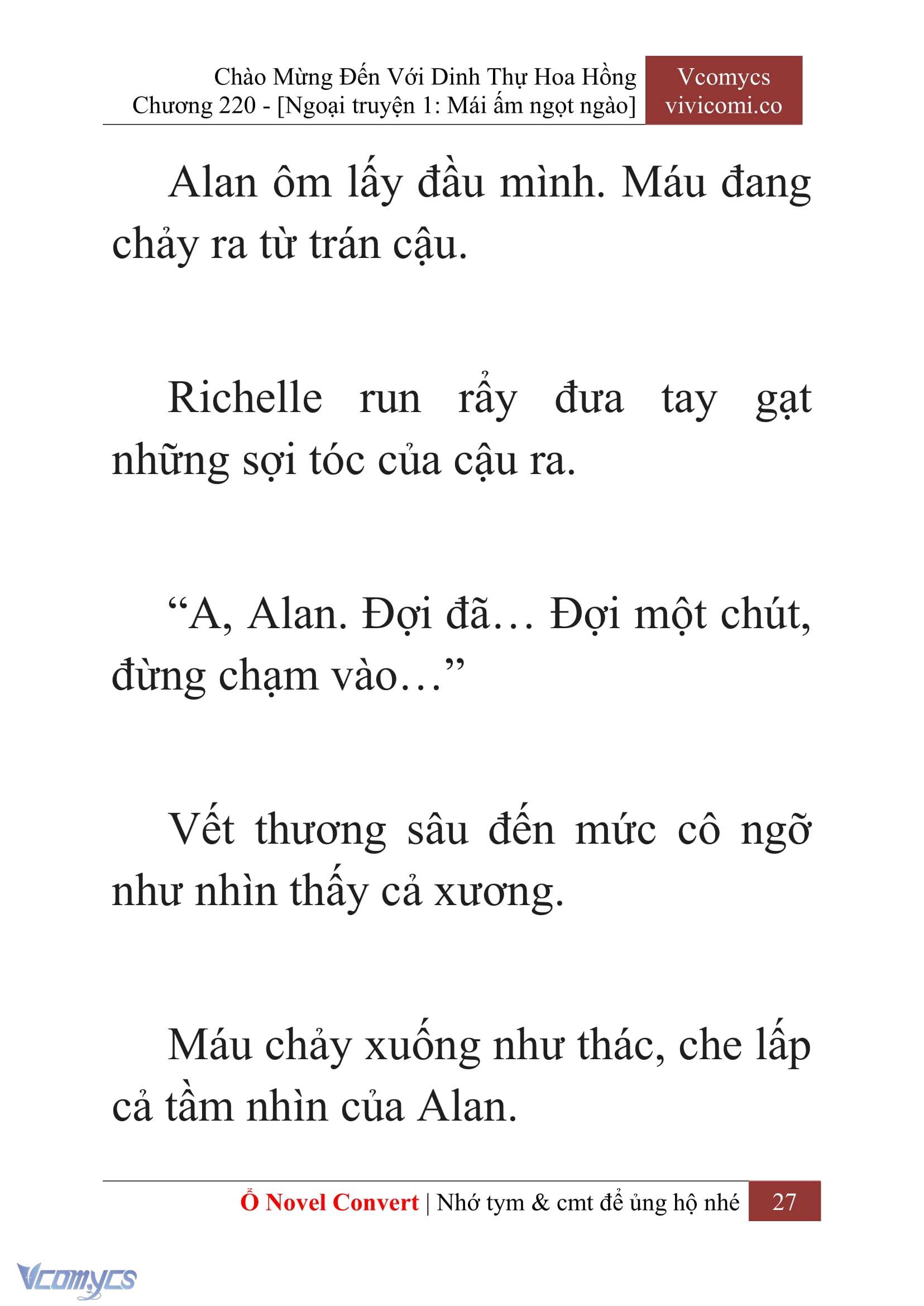 [Novel] Chào Mừng Đến Với Dinh Thự Hoa Hồng Chap 220 - Trang 2