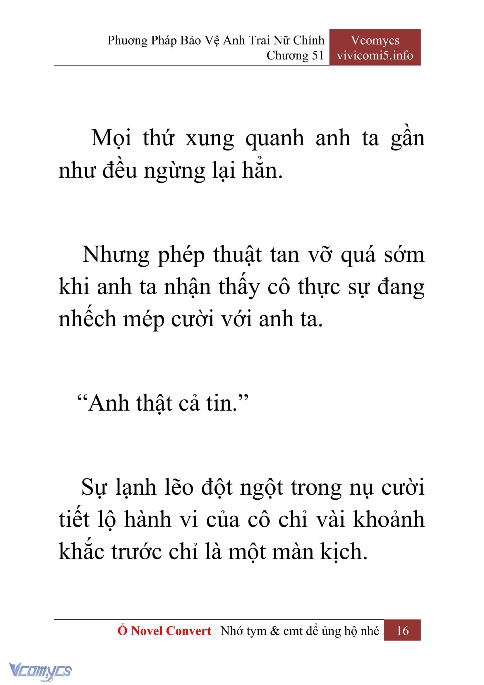 [Novel] Phương Pháp Bảo Vệ Anh Trai Nữ Chính Chap 51 - Trang 2