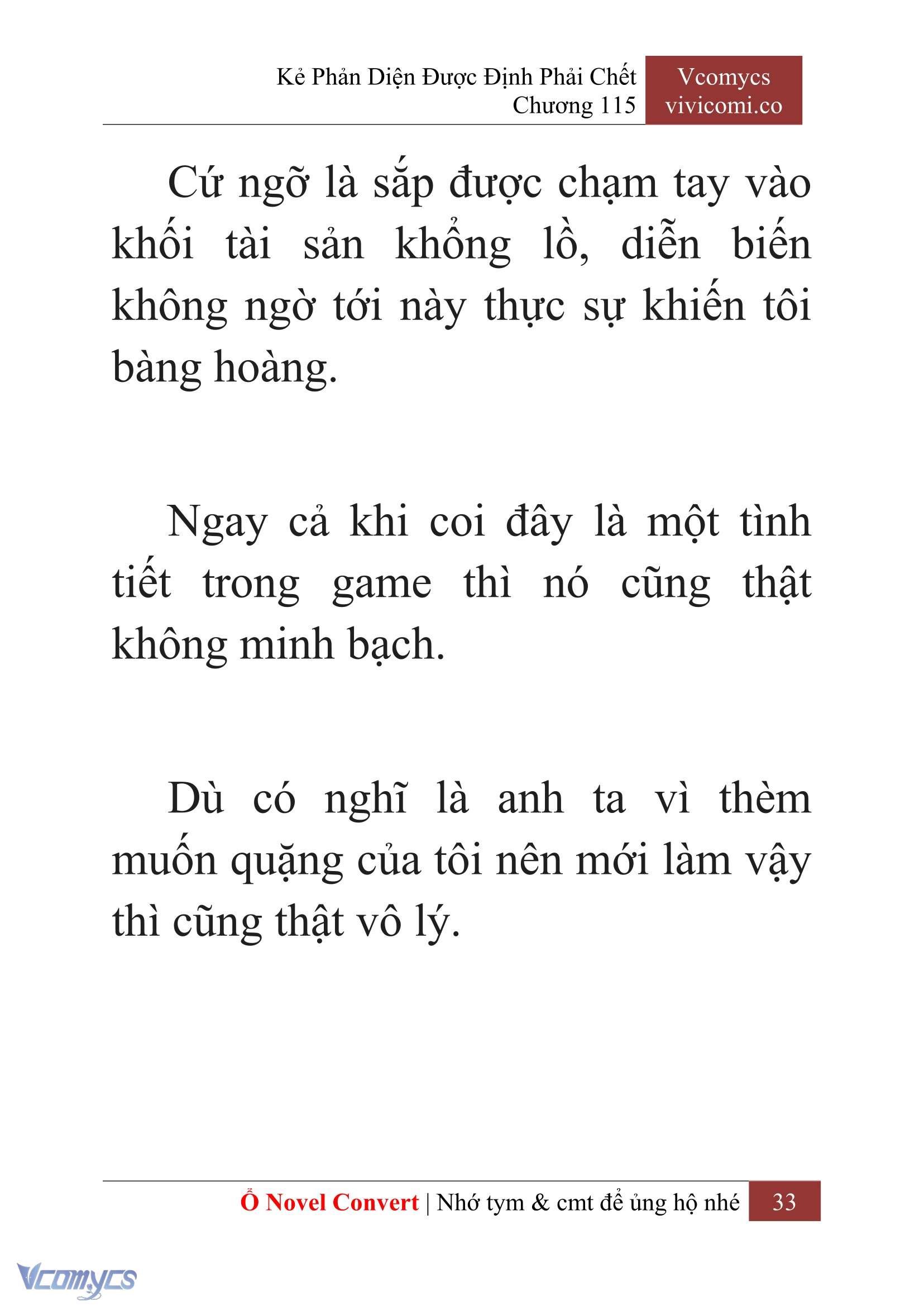 [Novel] Kẻ Phản Diện Được Định Phải Chết Chap 115 - Trang 2