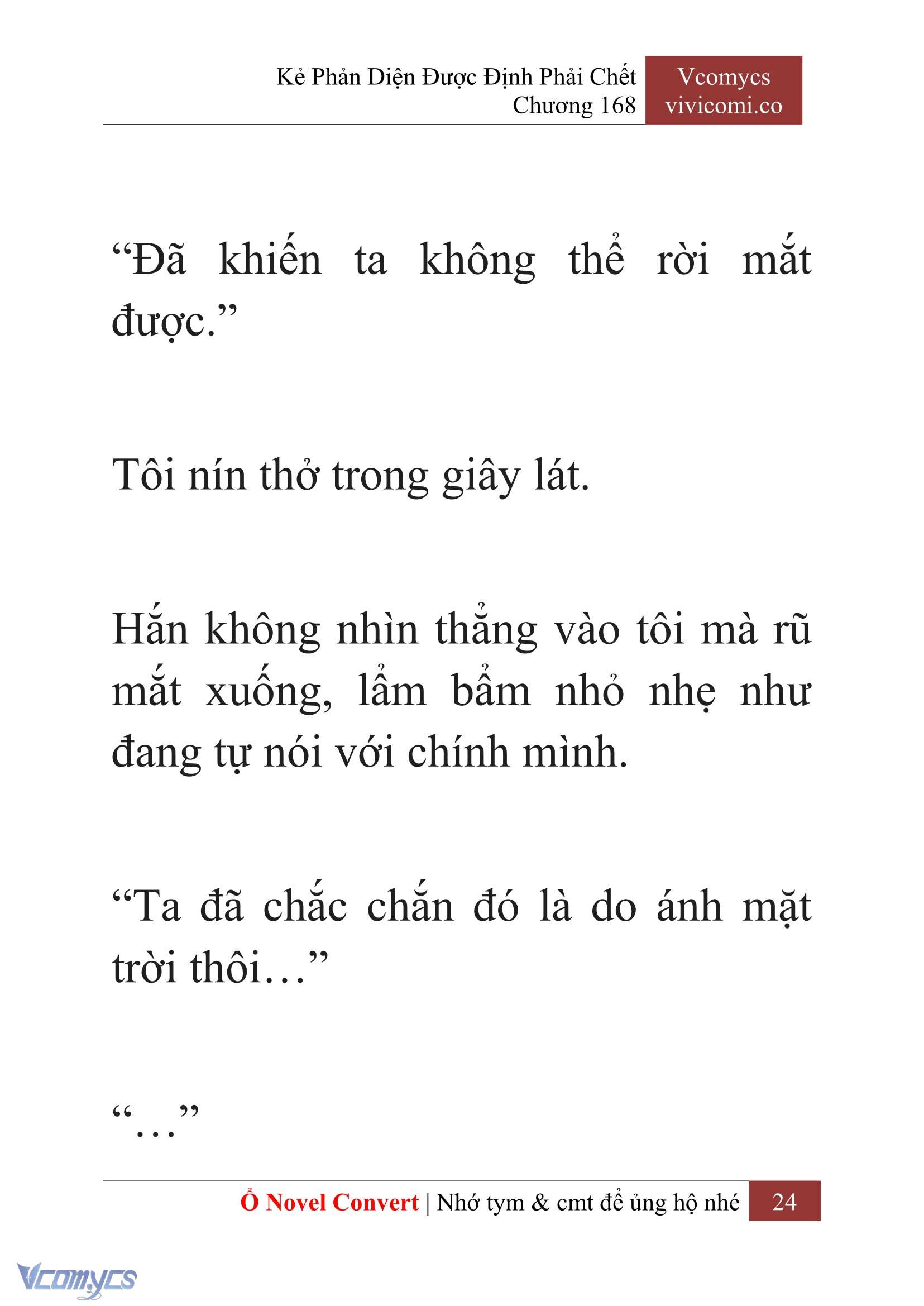 [Novel] Kẻ Phản Diện Được Định Phải Chết Chap 168 - Trang 2