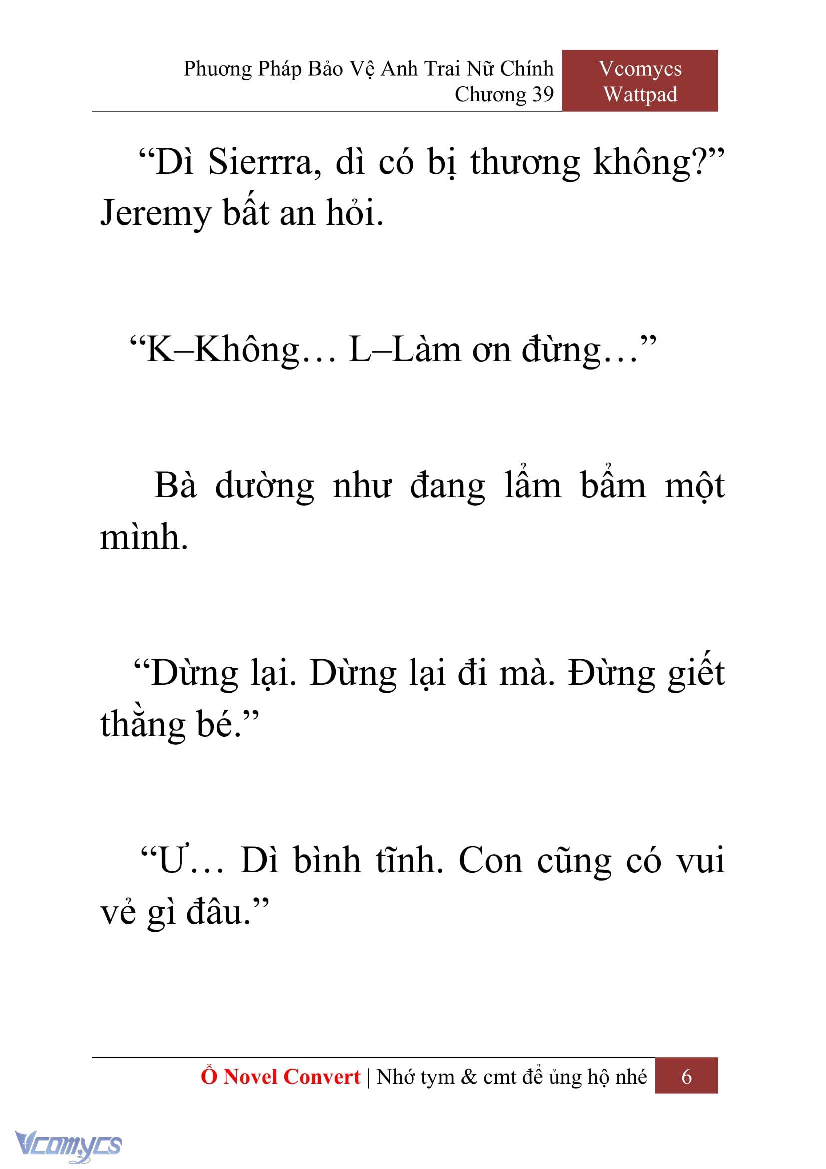 [Novel] Phương Pháp Bảo Vệ Anh Trai Nữ Chính Chap 39 - Trang 2