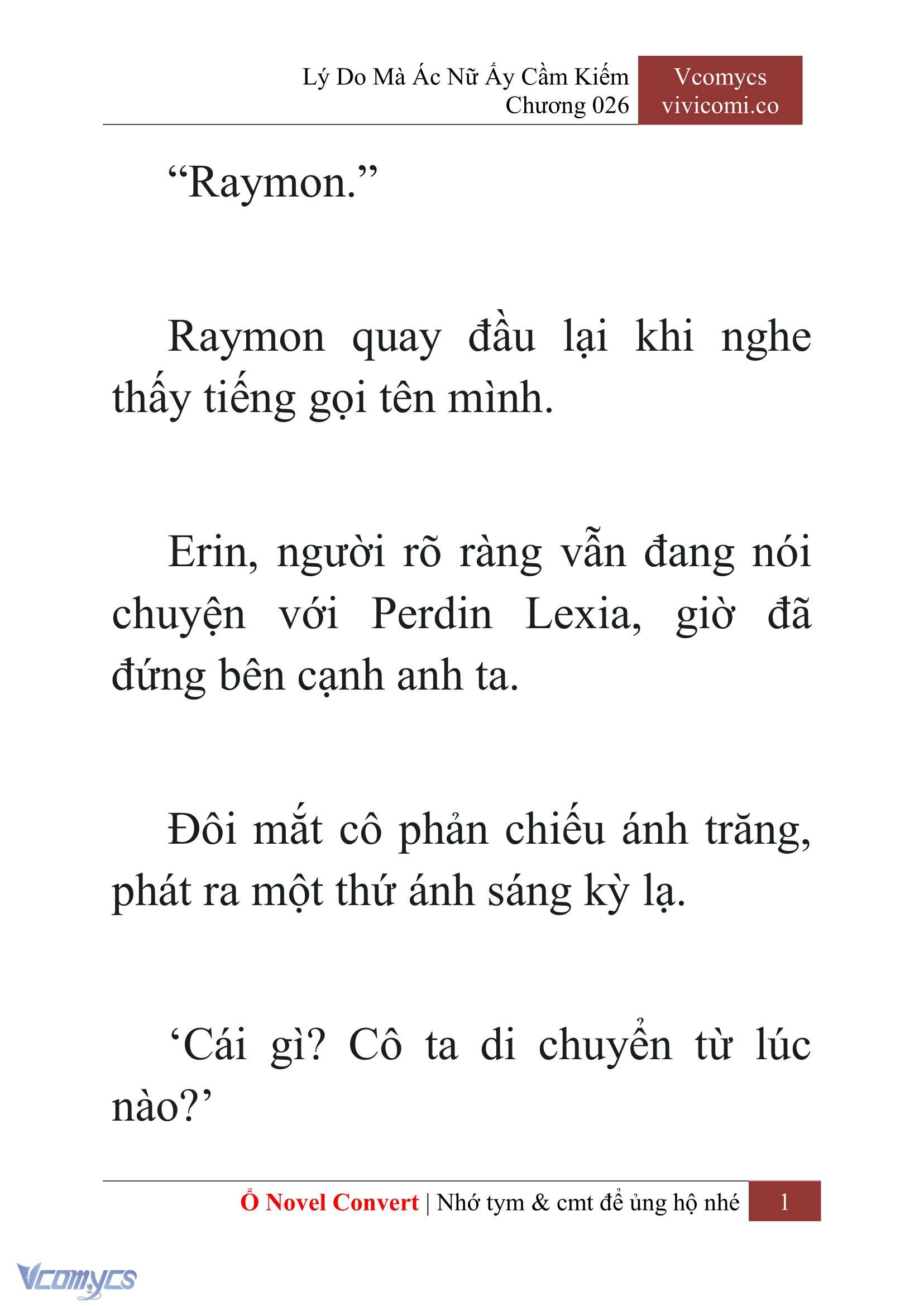 [Novel] Lý Do Mà Ác Nữ Ấy Cầm Kiếm Chap 26 - Trang 2