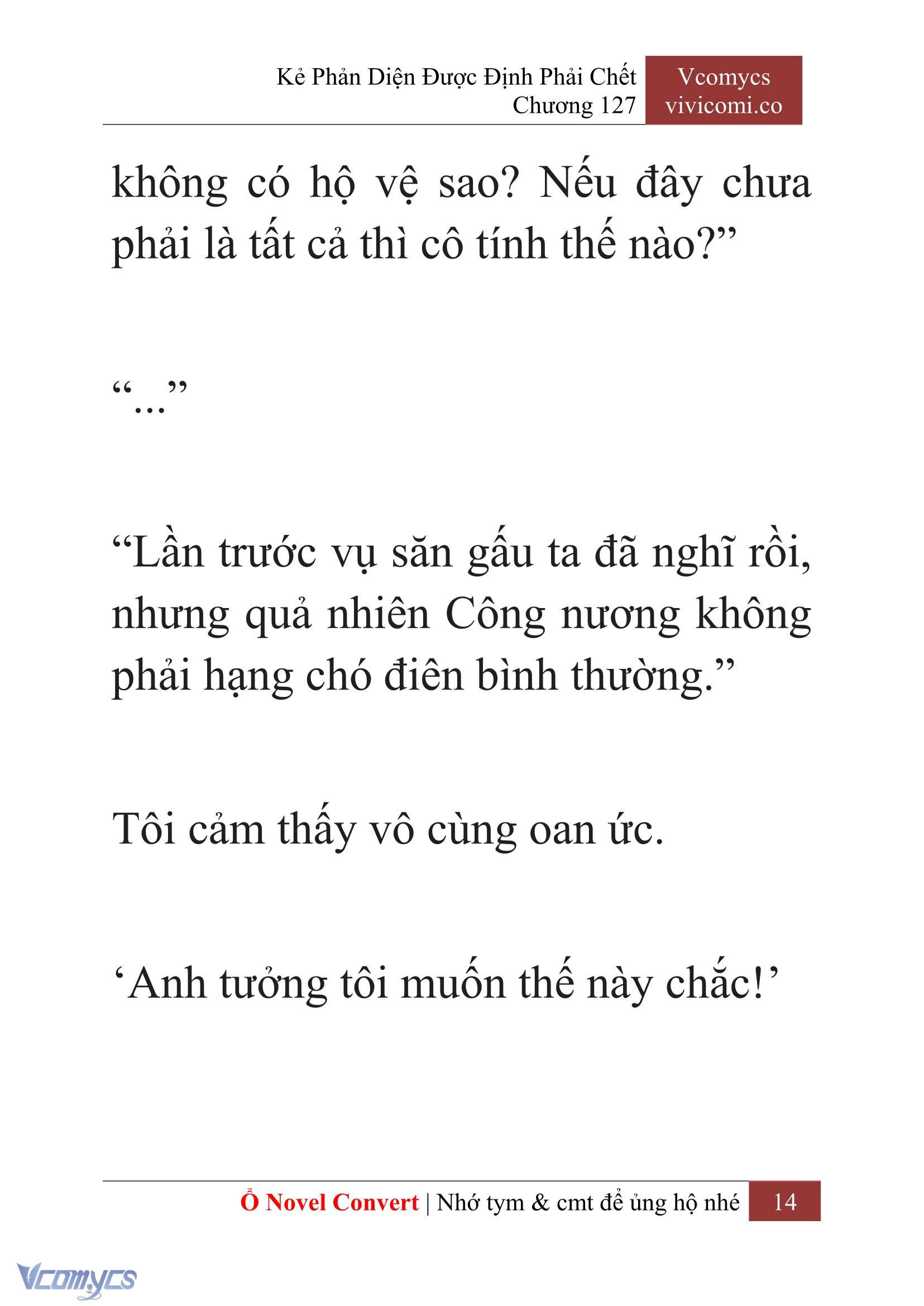 [Novel] Kẻ Phản Diện Được Định Phải Chết Chap 127 - Trang 2