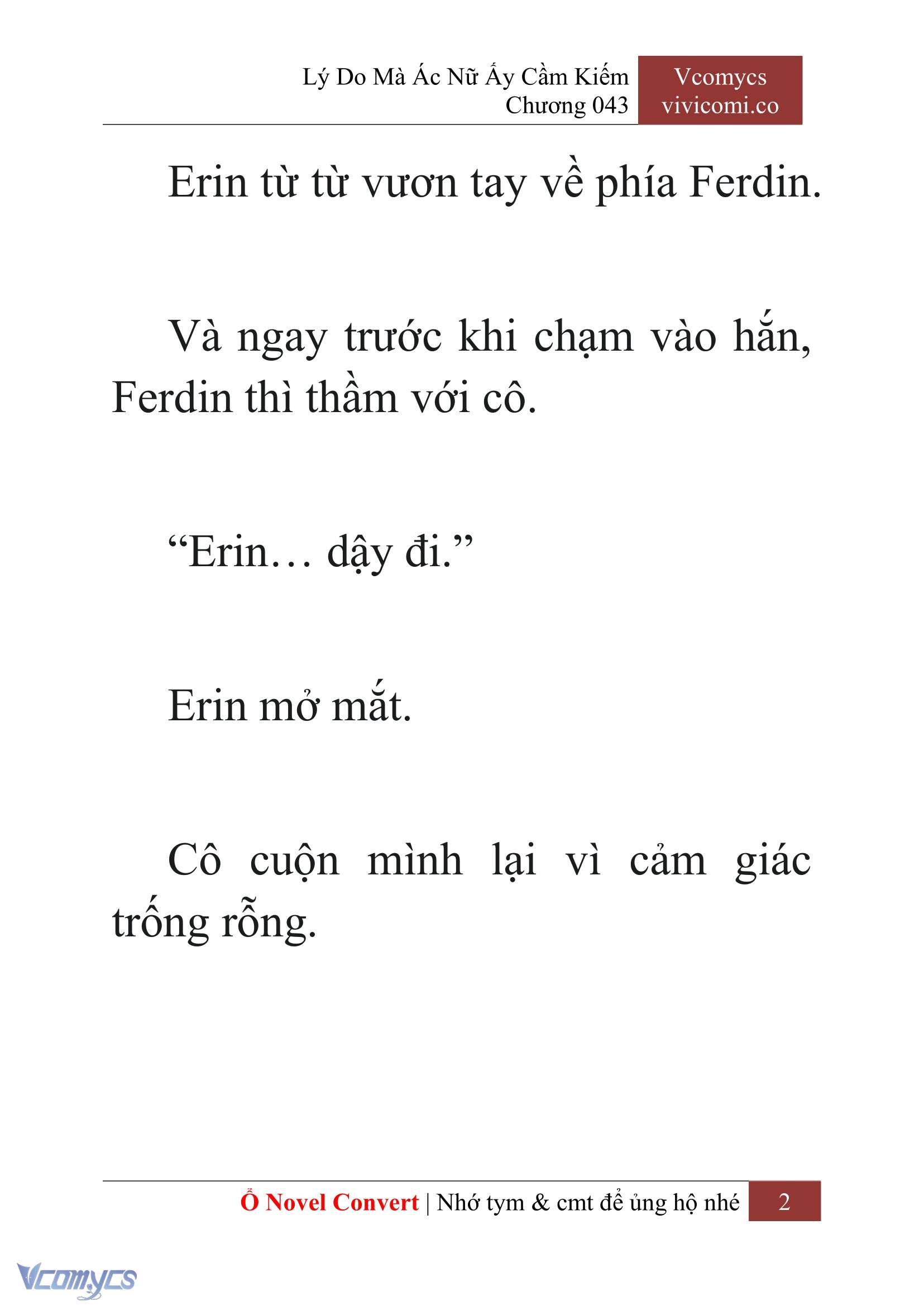 [Novel] Lý Do Mà Ác Nữ Ấy Cầm Kiếm Chap 43 - Next Chap 44