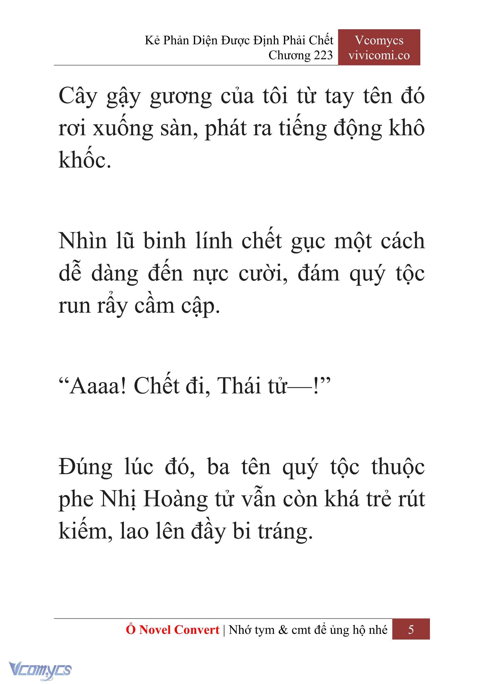 [Novel] Kẻ Phản Diện Được Định Phải Chết Chap 223 - Next Chap 224