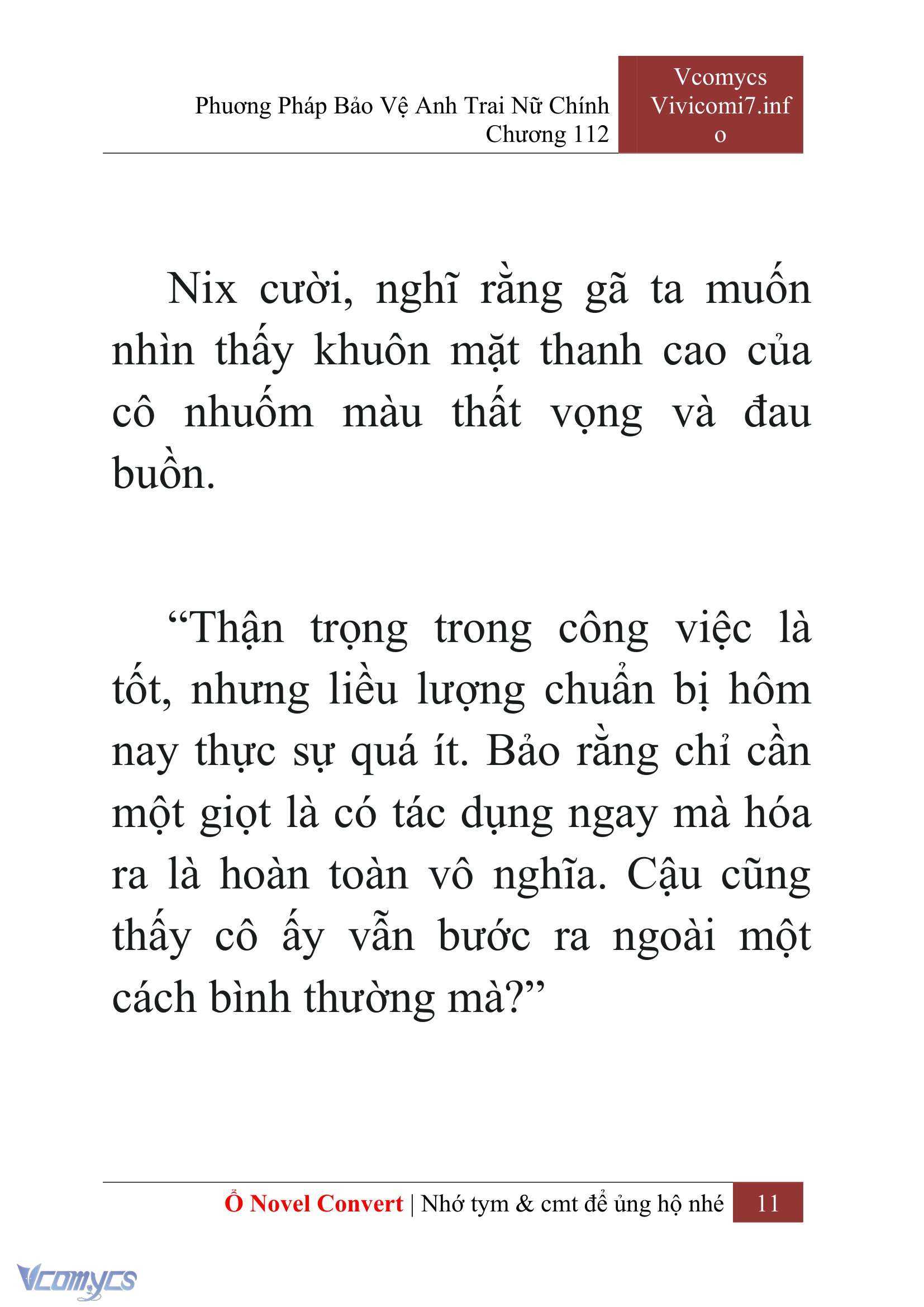 [Novel] Phương Pháp Bảo Vệ Anh Trai Nữ Chính Chap 112 - Trang 2