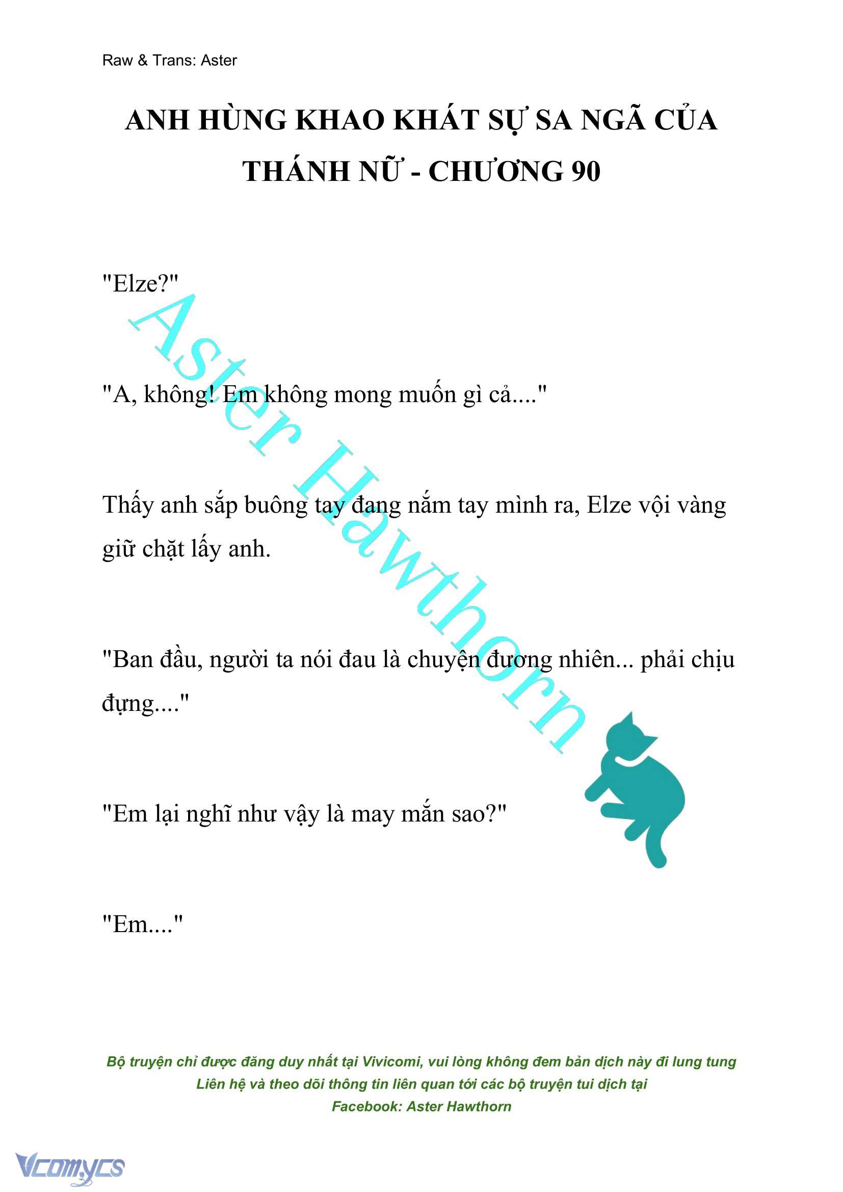 [NOVEL] Anh Hùng Khao Khát Sự Sa Ngã Của Thánh Nữ Chap 90 - Trang 2