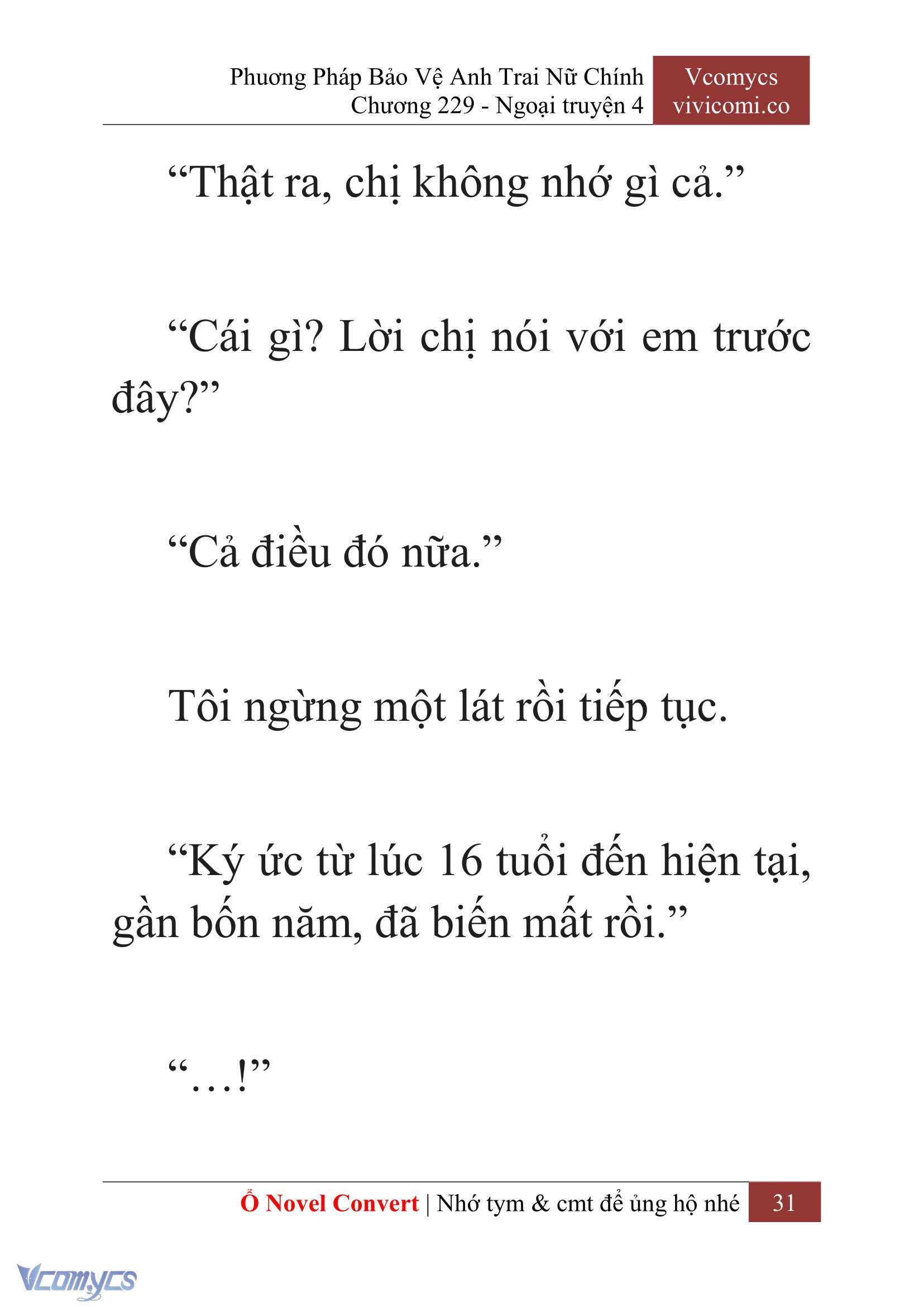 [Novel] Phương Pháp Bảo Vệ Anh Trai Nữ Chính Chap 229 - Trang 2
