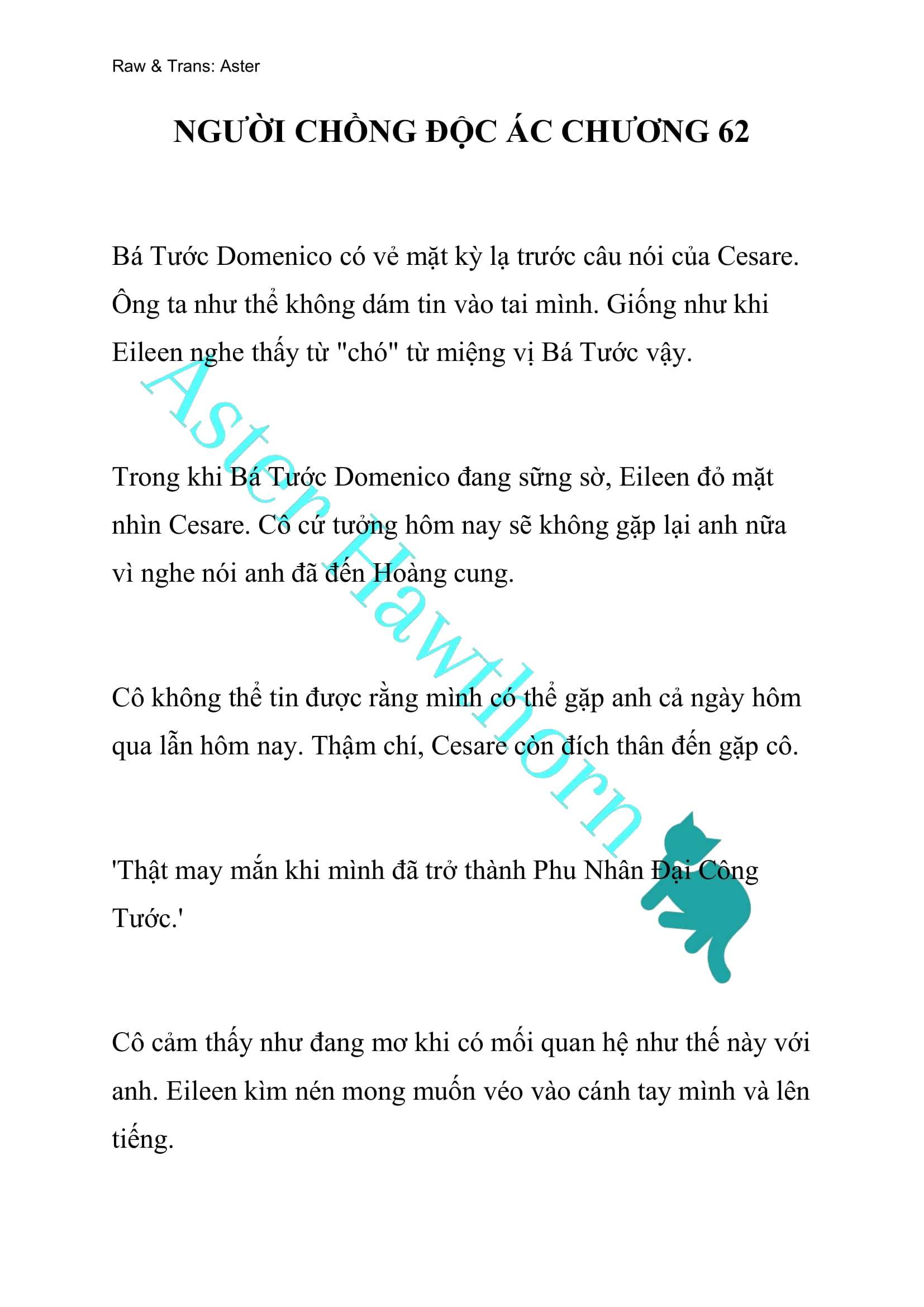 [NOVEL] Người Chồng Độc Ác Chap 62 - Trang 2