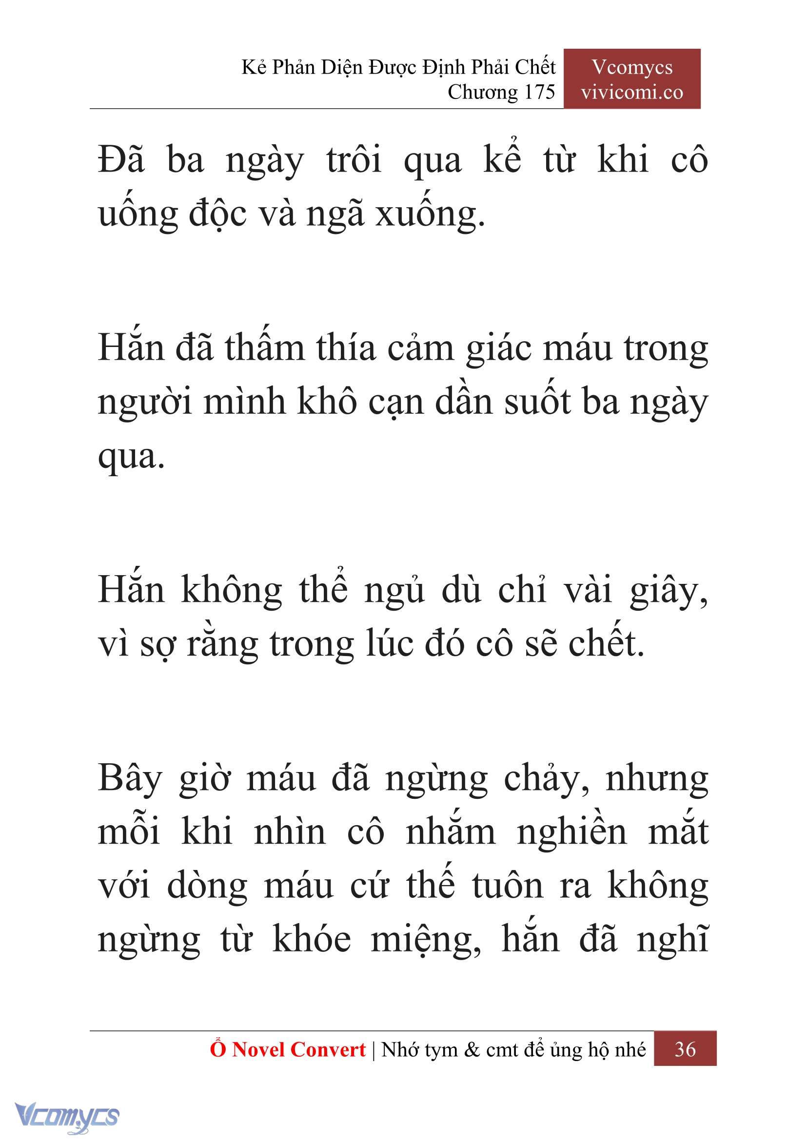 [Novel] Kẻ Phản Diện Được Định Phải Chết Chap 175 - Trang 2