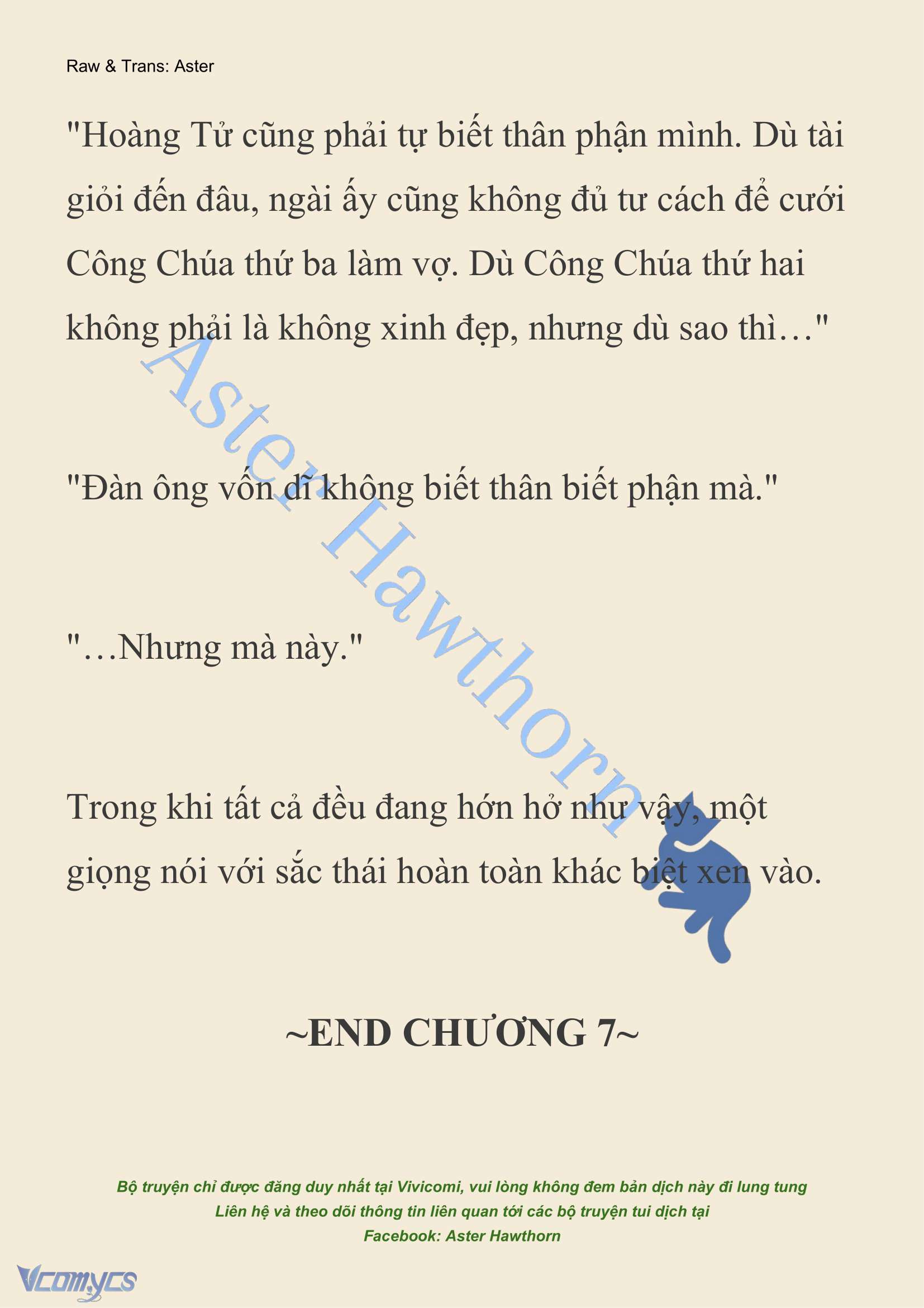 [NOVEL] Dành Cho Các Nữ Thần: Dành cho Psyche Chap 7 - Trang 2