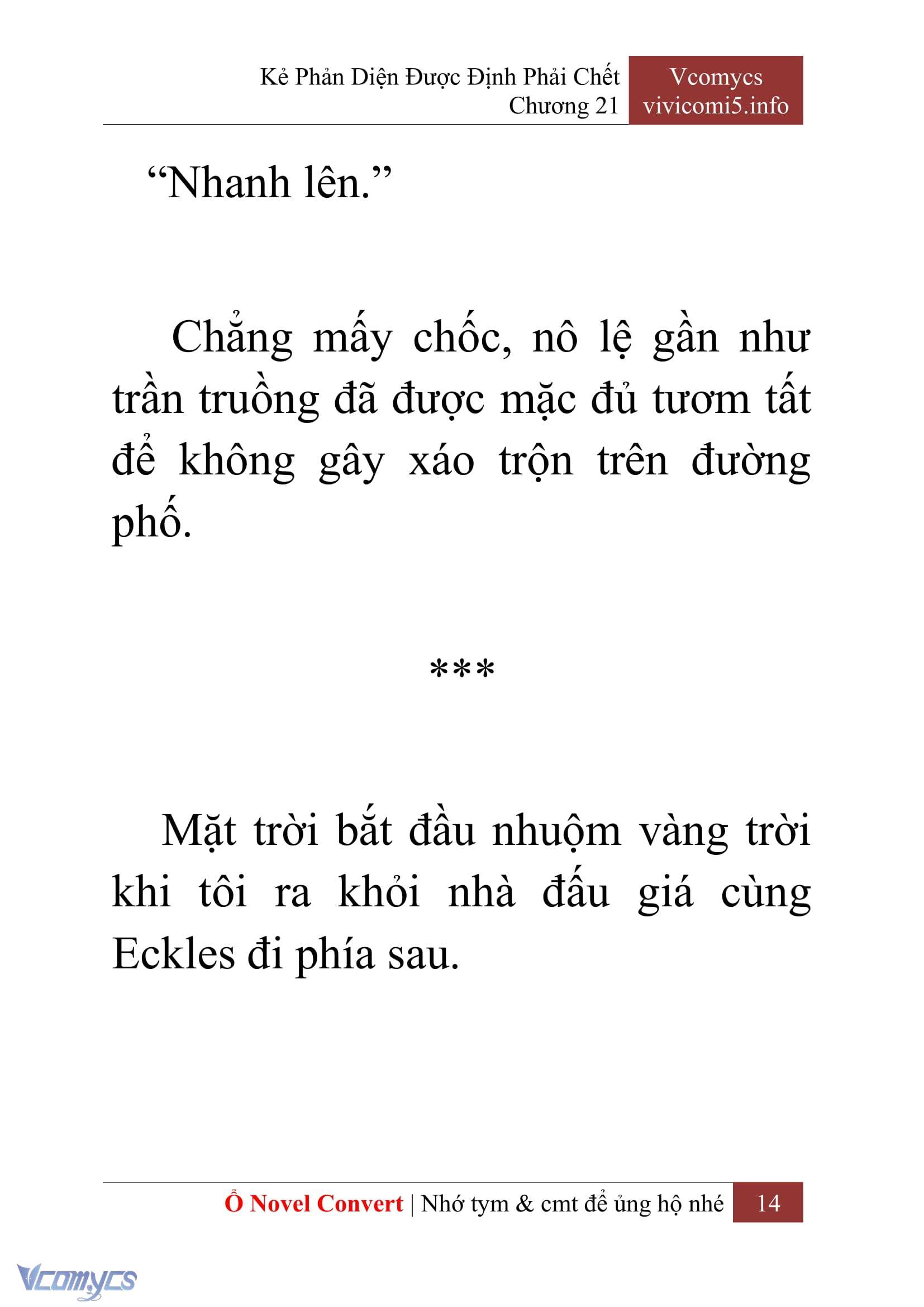 [Novel] Kẻ Phản Diện Được Định Phải Chết Chap 21 - Next Chap 22