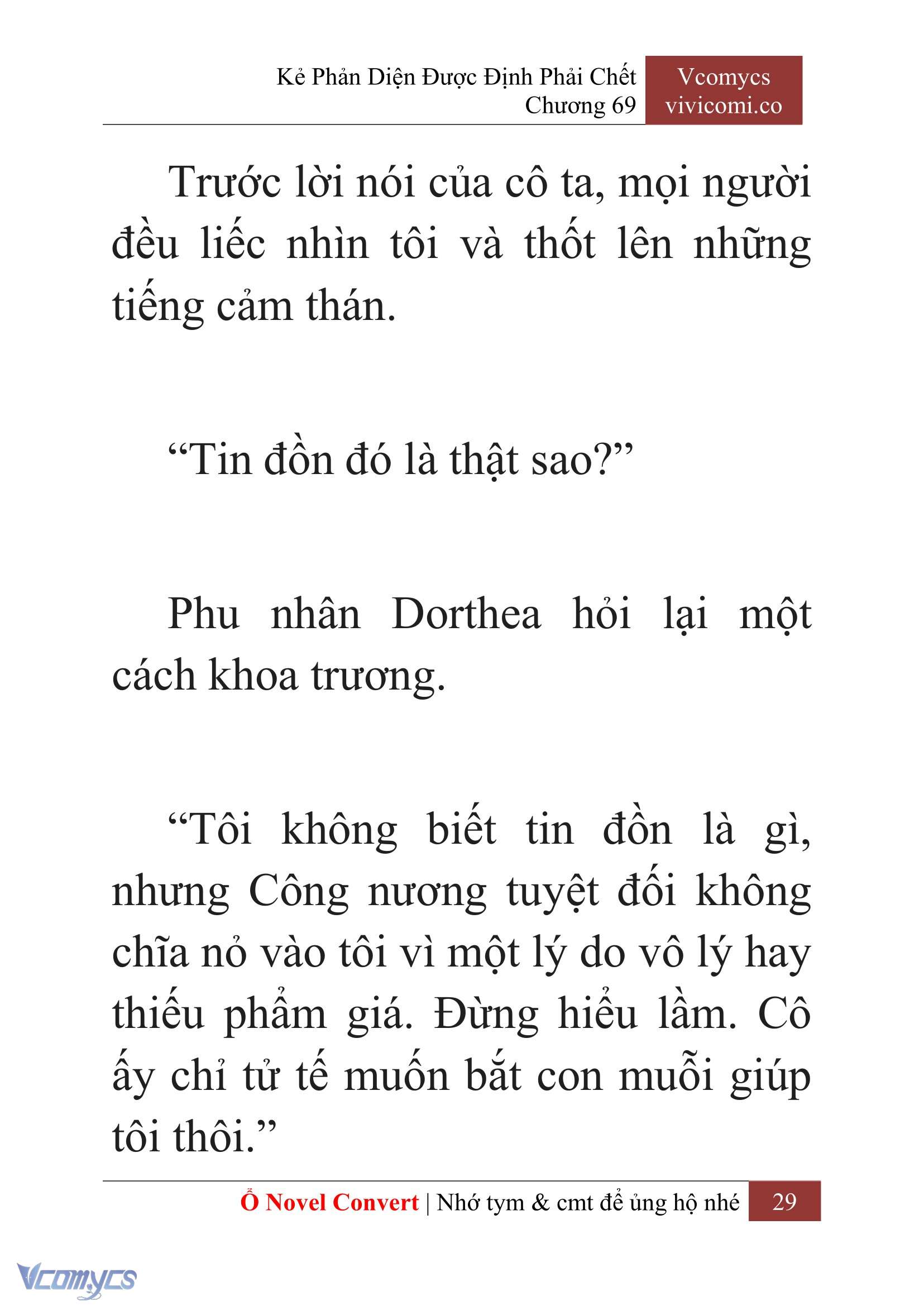 [Novel] Kẻ Phản Diện Được Định Phải Chết Chap 69 - Trang 2