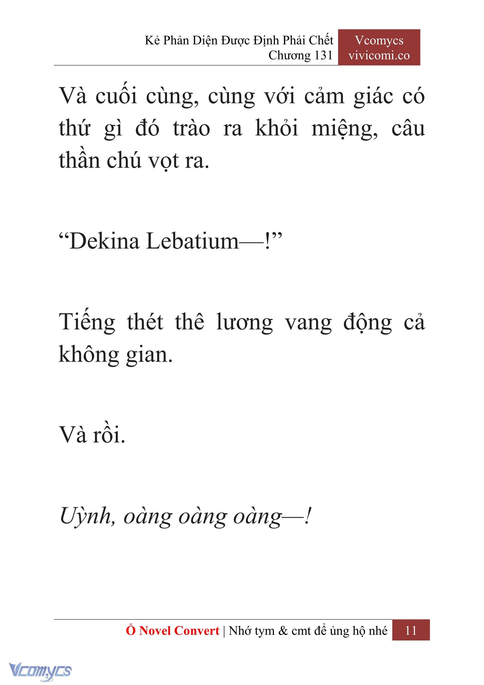 [Novel] Kẻ Phản Diện Được Định Phải Chết Chap 131 - Trang 2