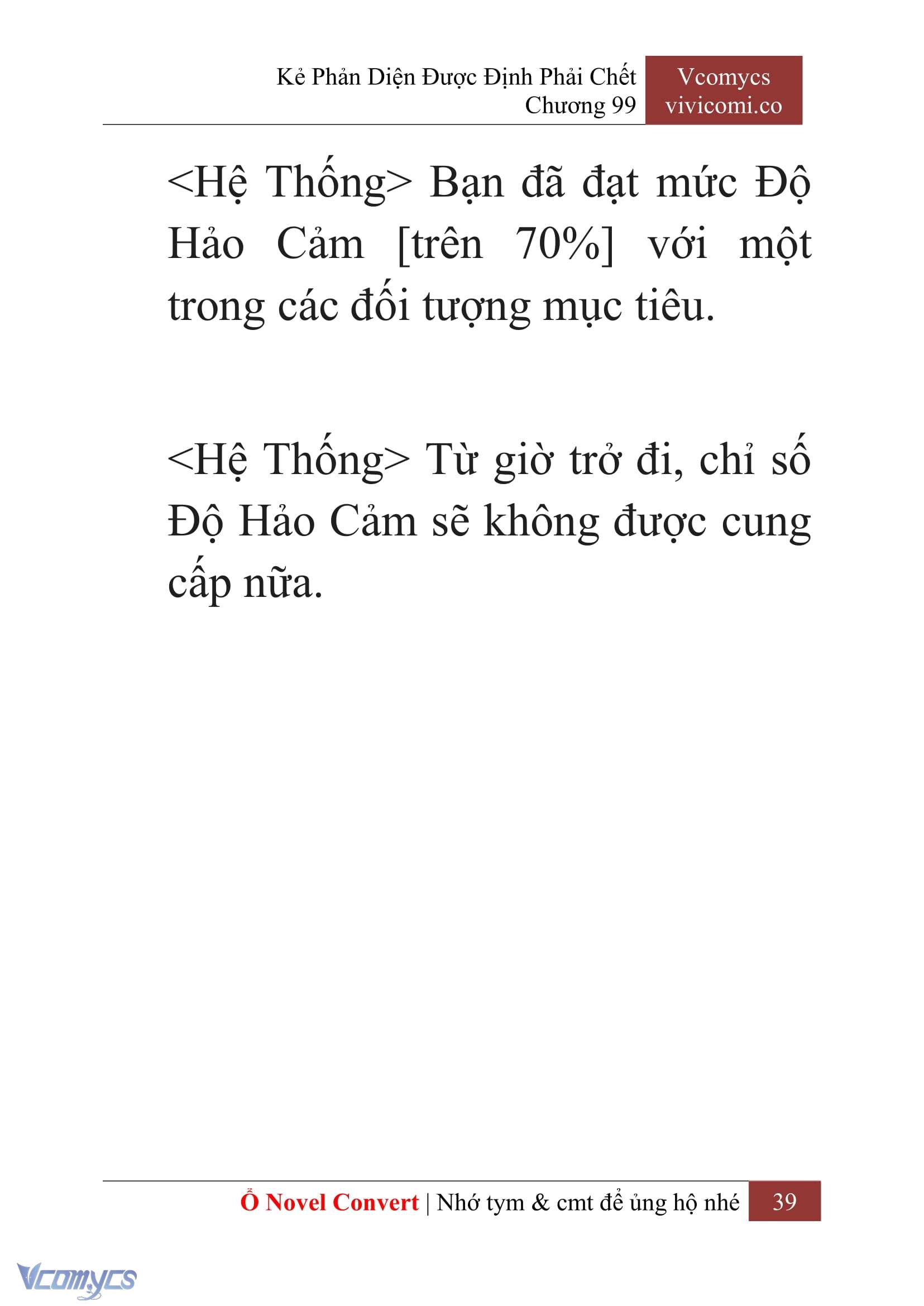 [Novel] Kẻ Phản Diện Được Định Phải Chết Chap 99 - Next Chap 100