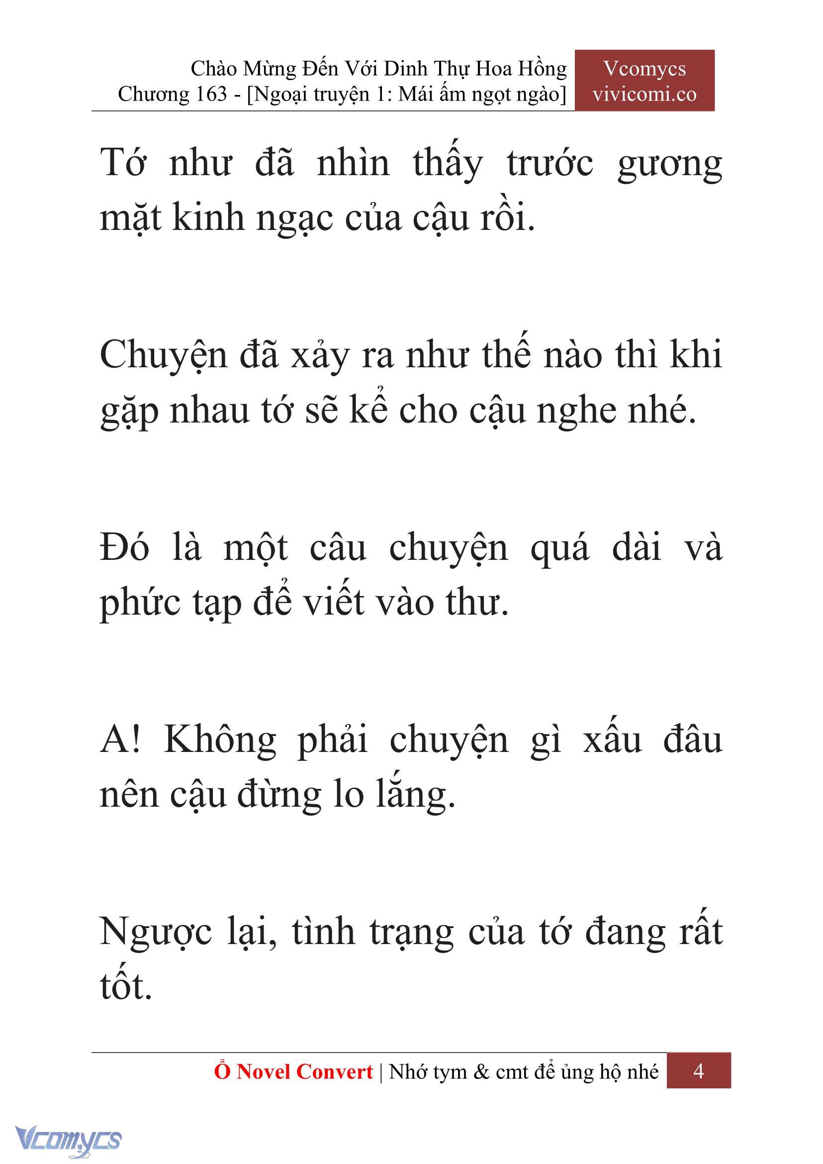 [Novel] Chào Mừng Đến Với Dinh Thự Hoa Hồng Chap 163 - Next Chap 164