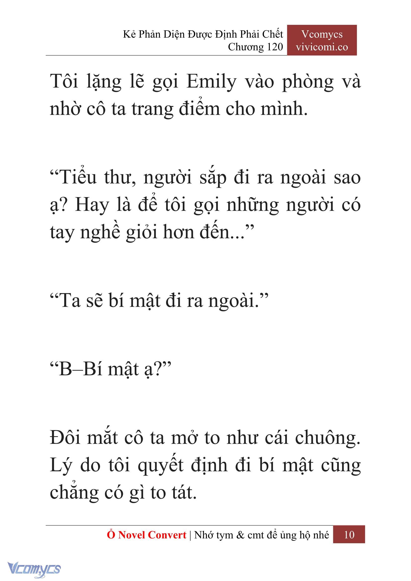[Novel] Kẻ Phản Diện Được Định Phải Chết Chap 120 - Trang 2