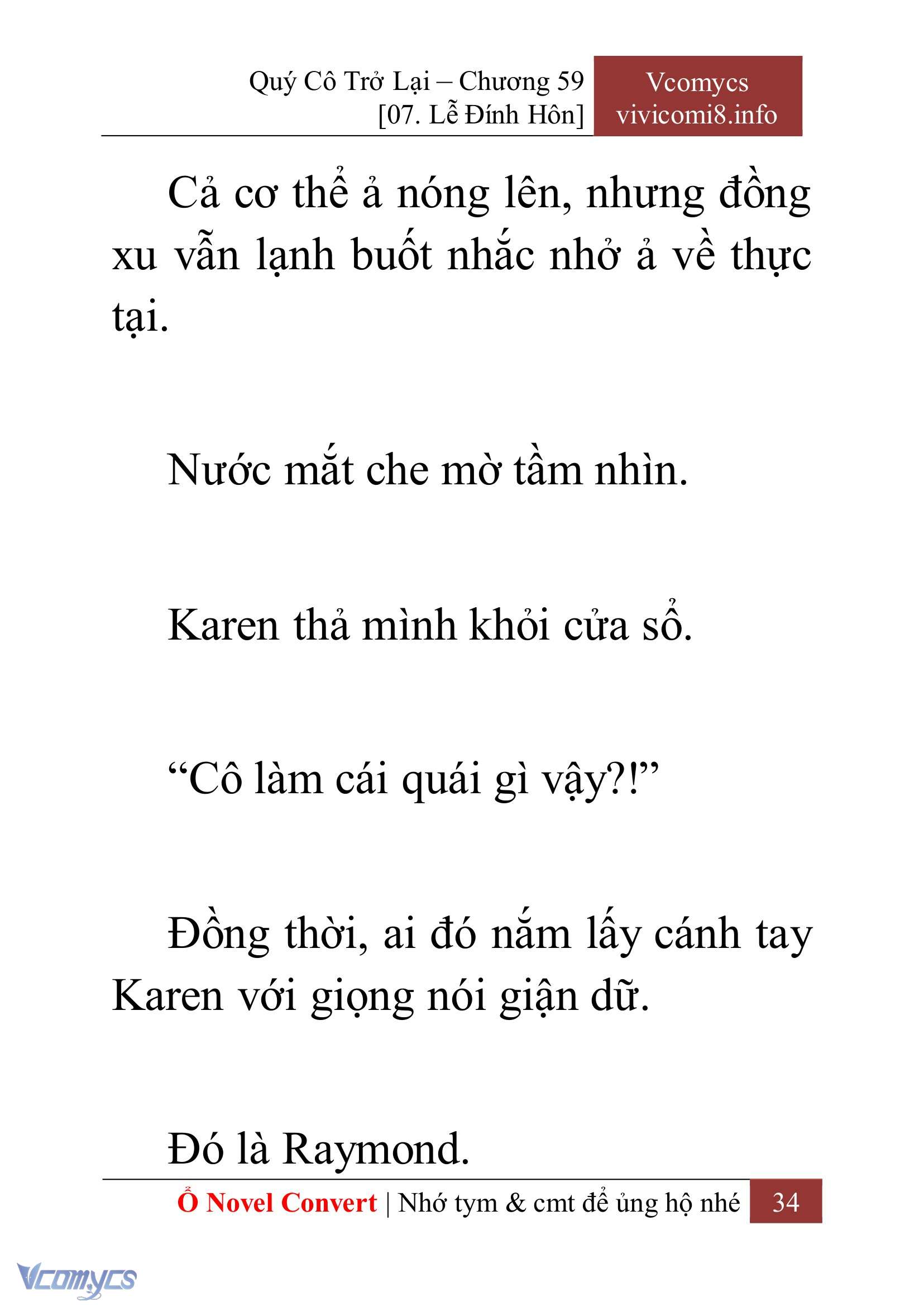 [Novel] Quý Cô Trở Lại Chap 59 - Trang 2
