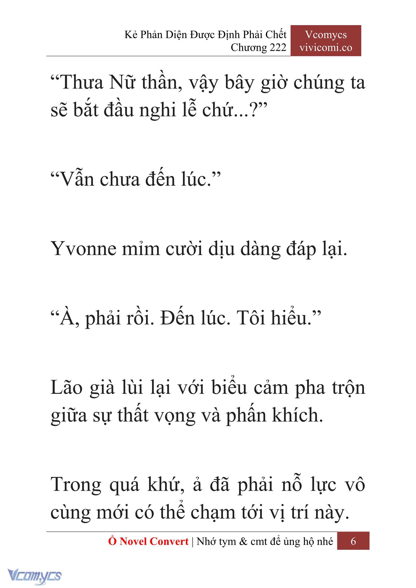 [Novel] Kẻ Phản Diện Được Định Phải Chết Chap 222 - Trang 2