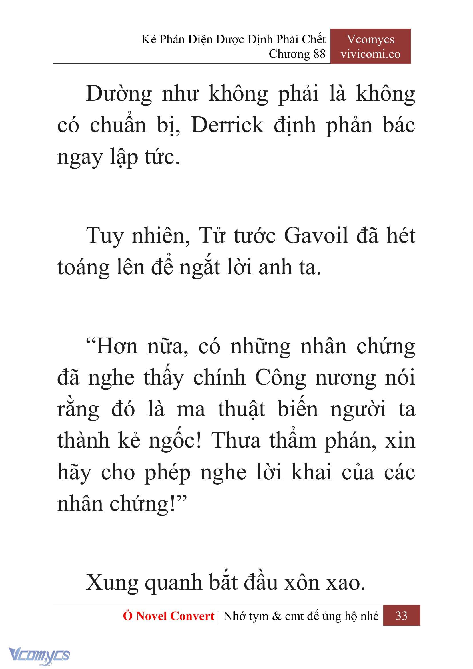 [Novel] Kẻ Phản Diện Được Định Phải Chết Chap 88 - Trang 2