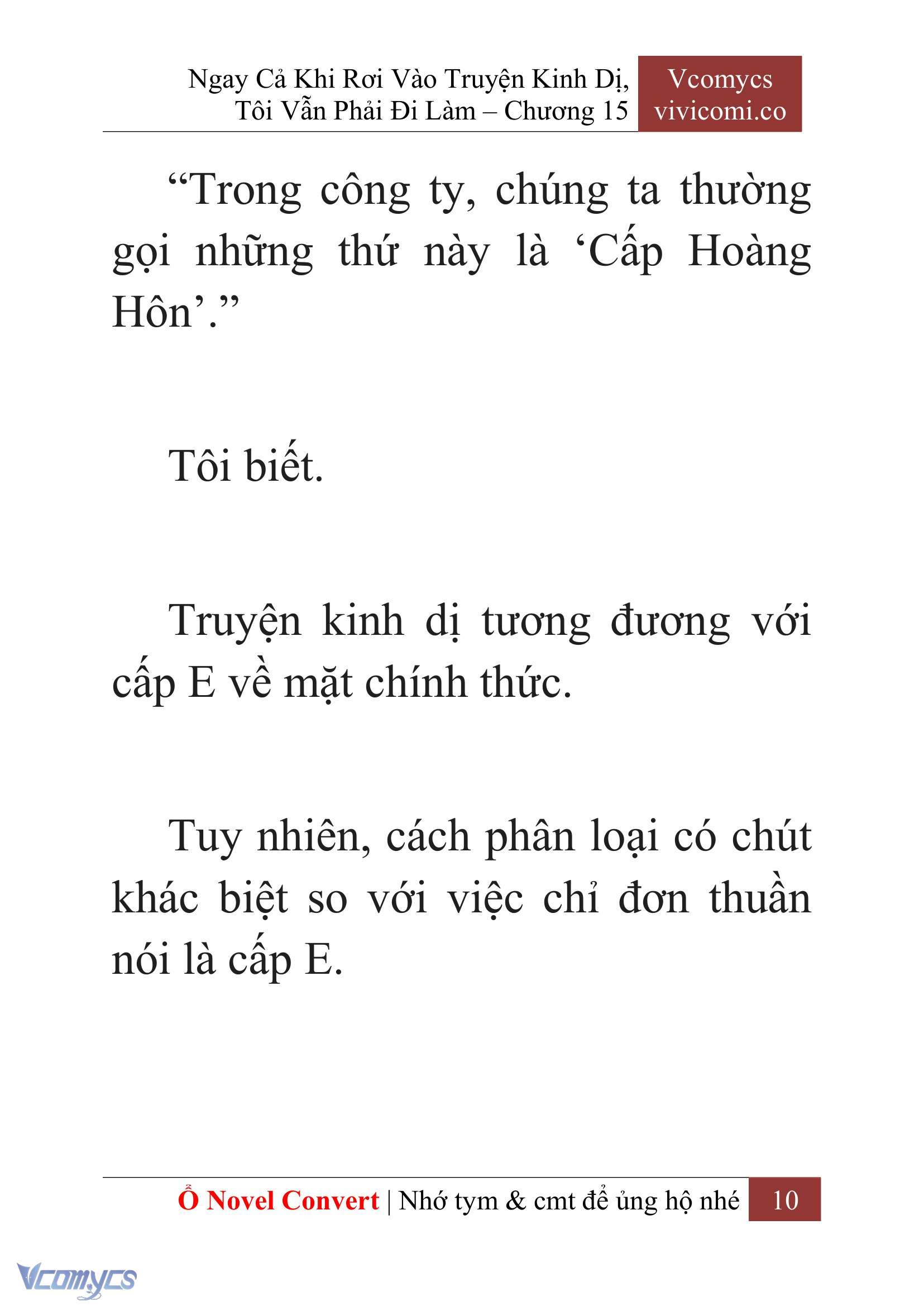 [Novel] Ngay Cả Khi Rơi Vào Truyện Kinh Dị, Tôi Vẫn Phải Đi Làm Chap 15 - Trang 2