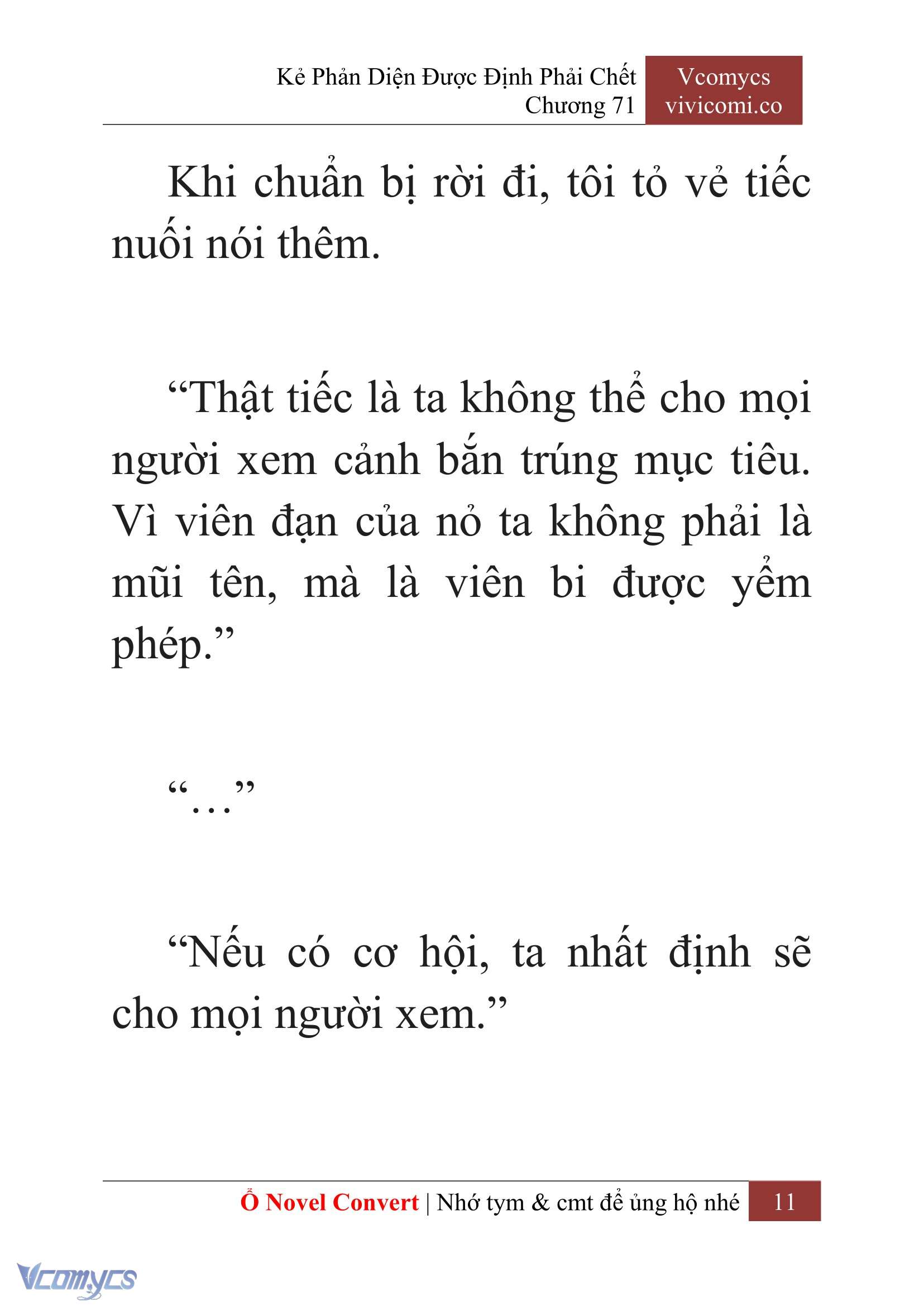 [Novel] Kẻ Phản Diện Được Định Phải Chết Chap 71 - Trang 2