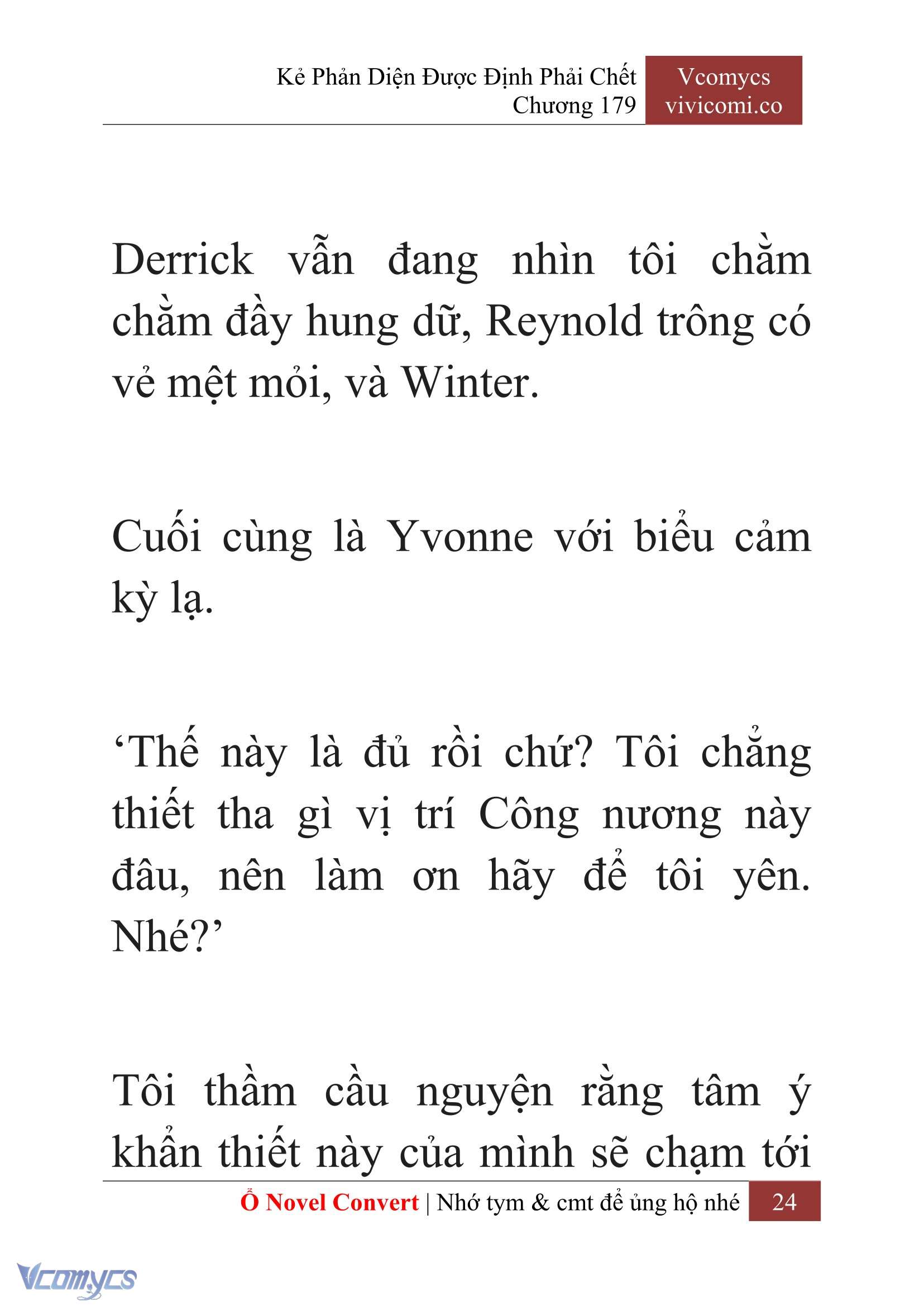 [Novel] Kẻ Phản Diện Được Định Phải Chết Chap 179 - Trang 2