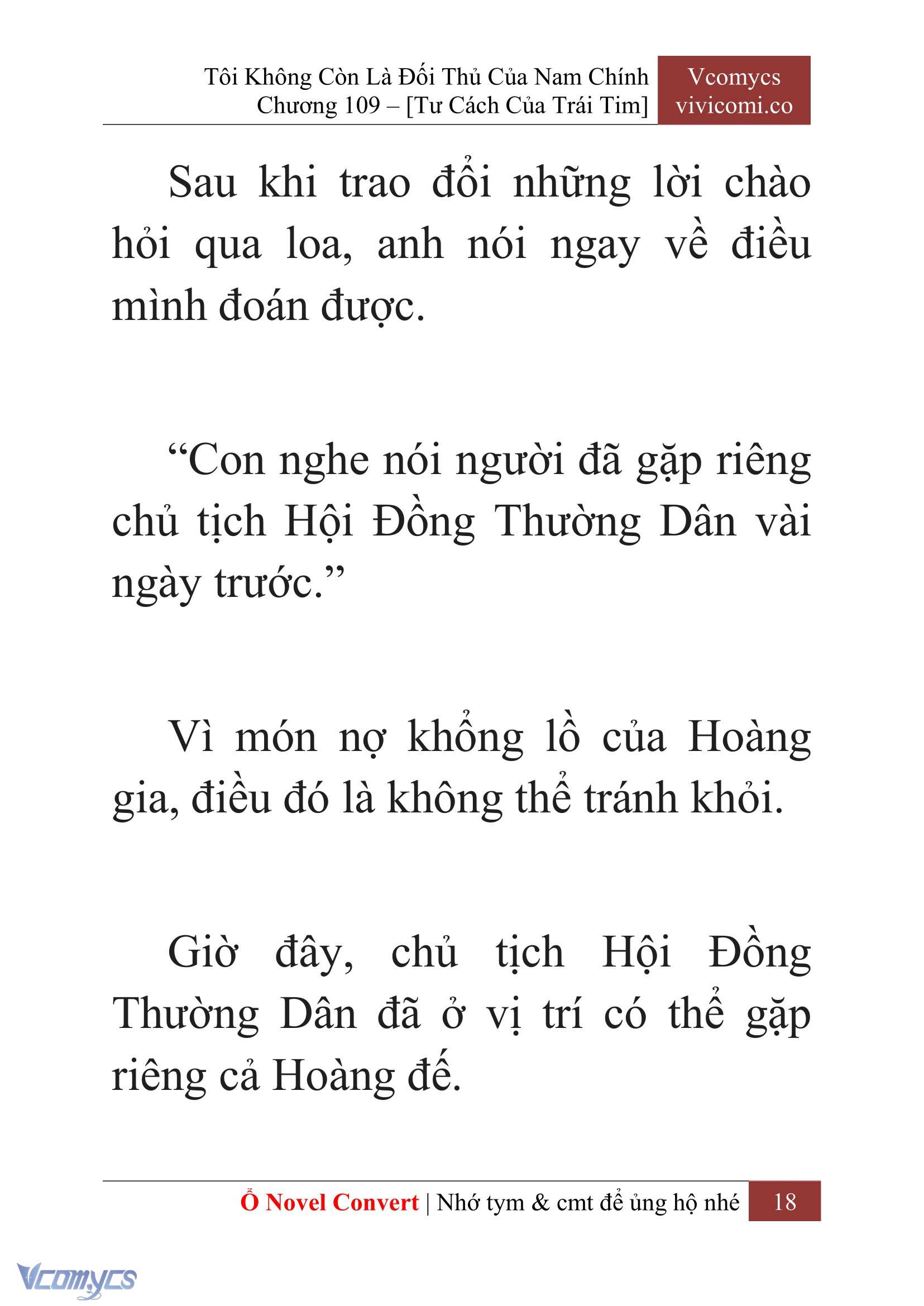 [Novel] Tôi Không Còn Là Đối Thủ Của Nam Chính Chap 109 - Trang 2