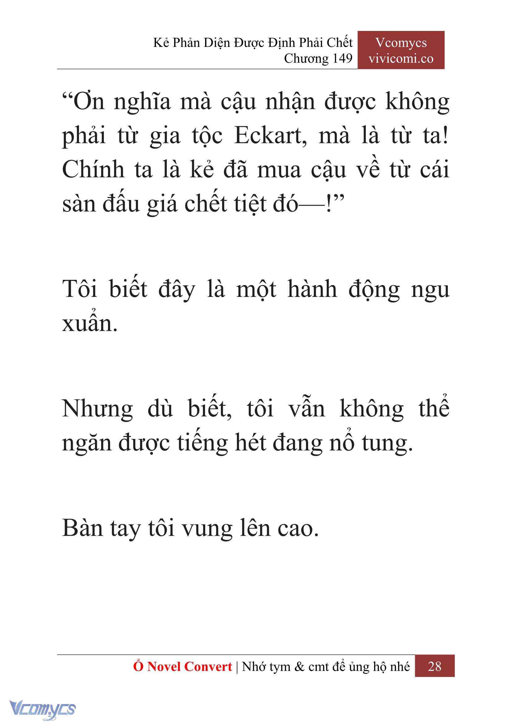 [Novel] Kẻ Phản Diện Được Định Phải Chết Chap 149 - Next Chap 150