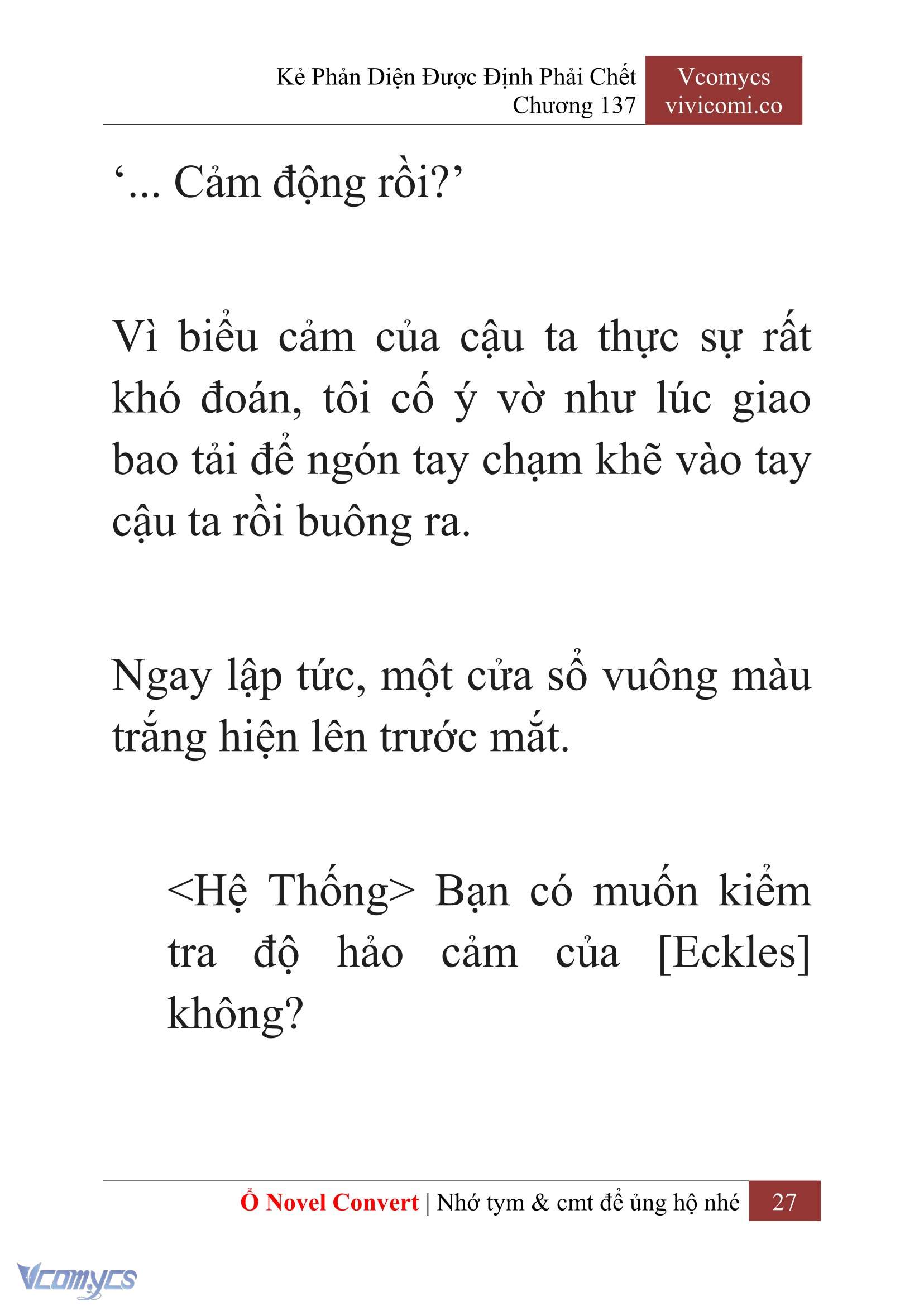 [Novel] Kẻ Phản Diện Được Định Phải Chết Chap 137 - Trang 2