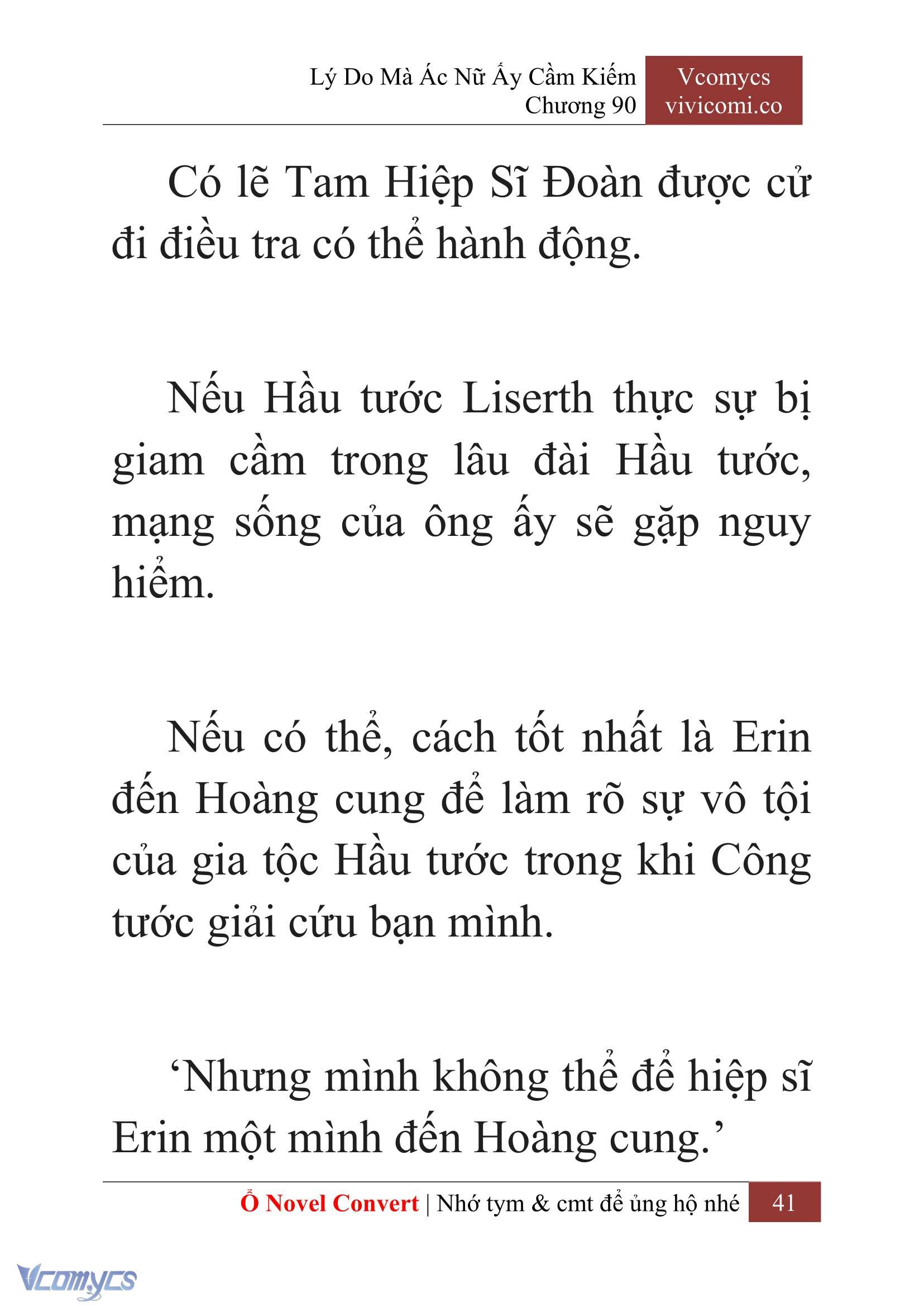 [Novel] Lý Do Mà Ác Nữ Ấy Cầm Kiếm Chap 90 - Next Chap 91