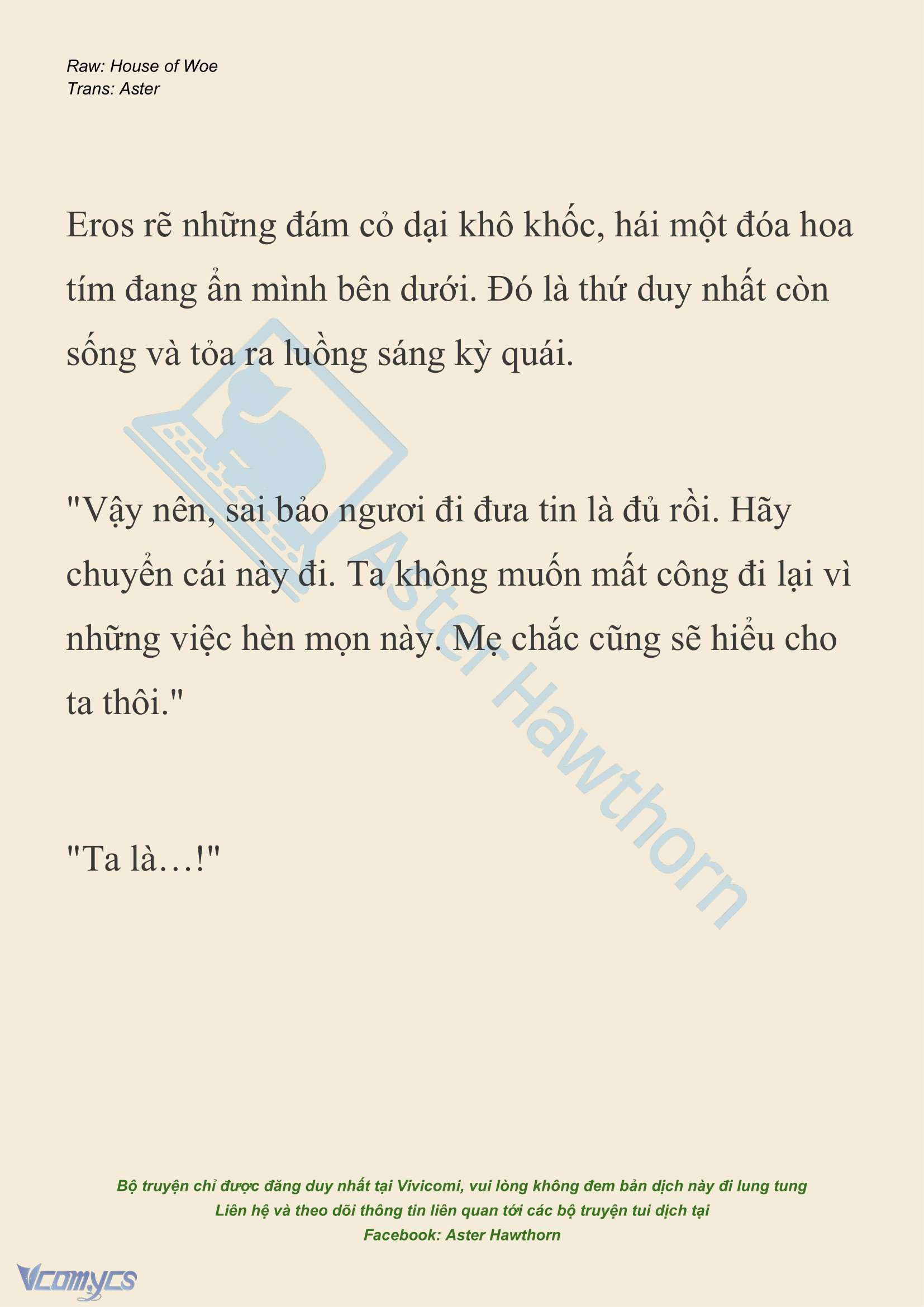 [NOVEL] Dành Cho Các Nữ Thần: Dành cho Psyche Chap 26 - Trang 2